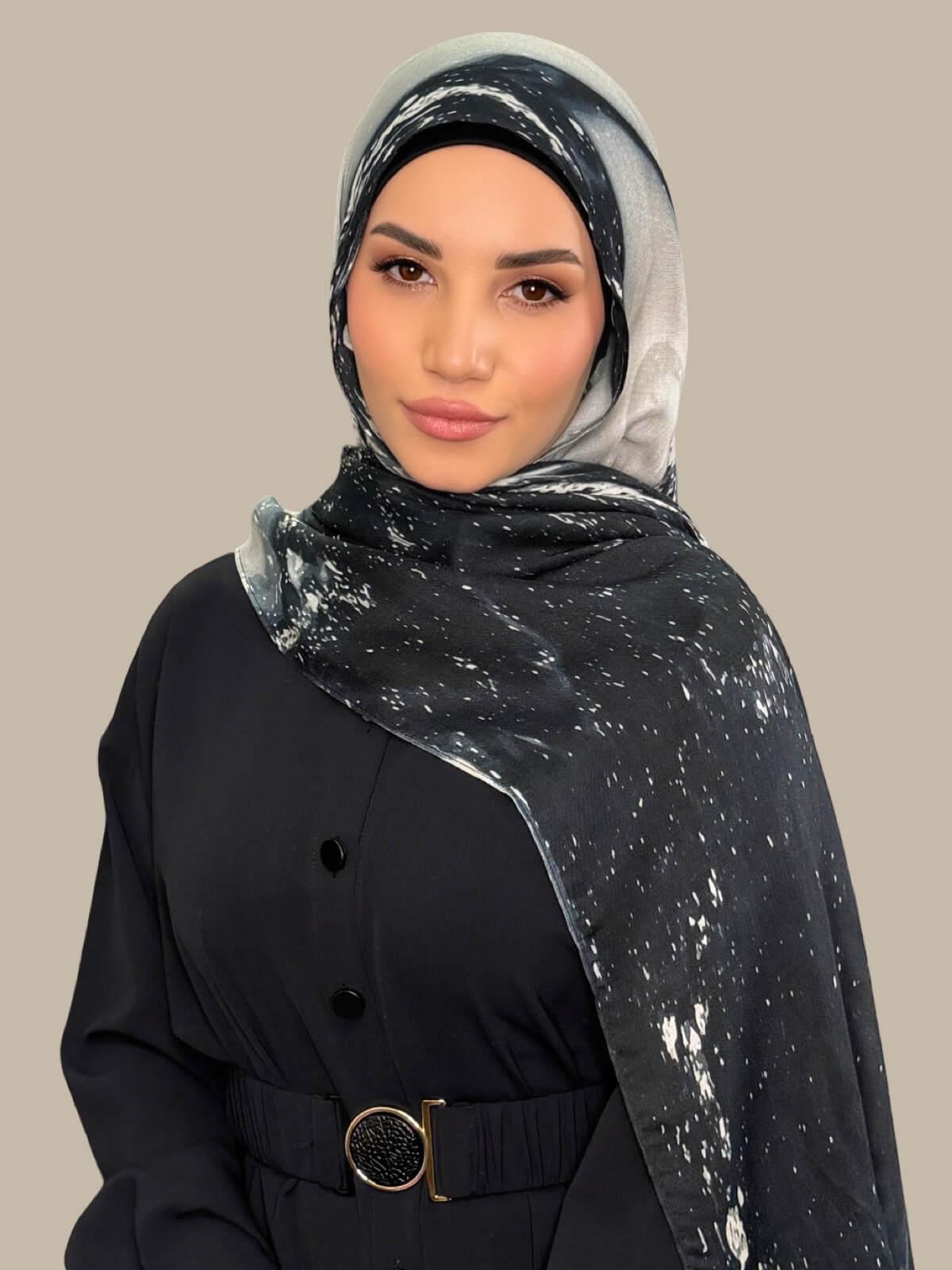 Print Modal Hijab-Milan Noir