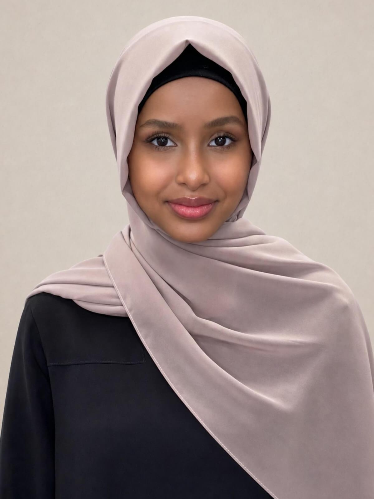 Luxury Chiffon Hijab-Cedar