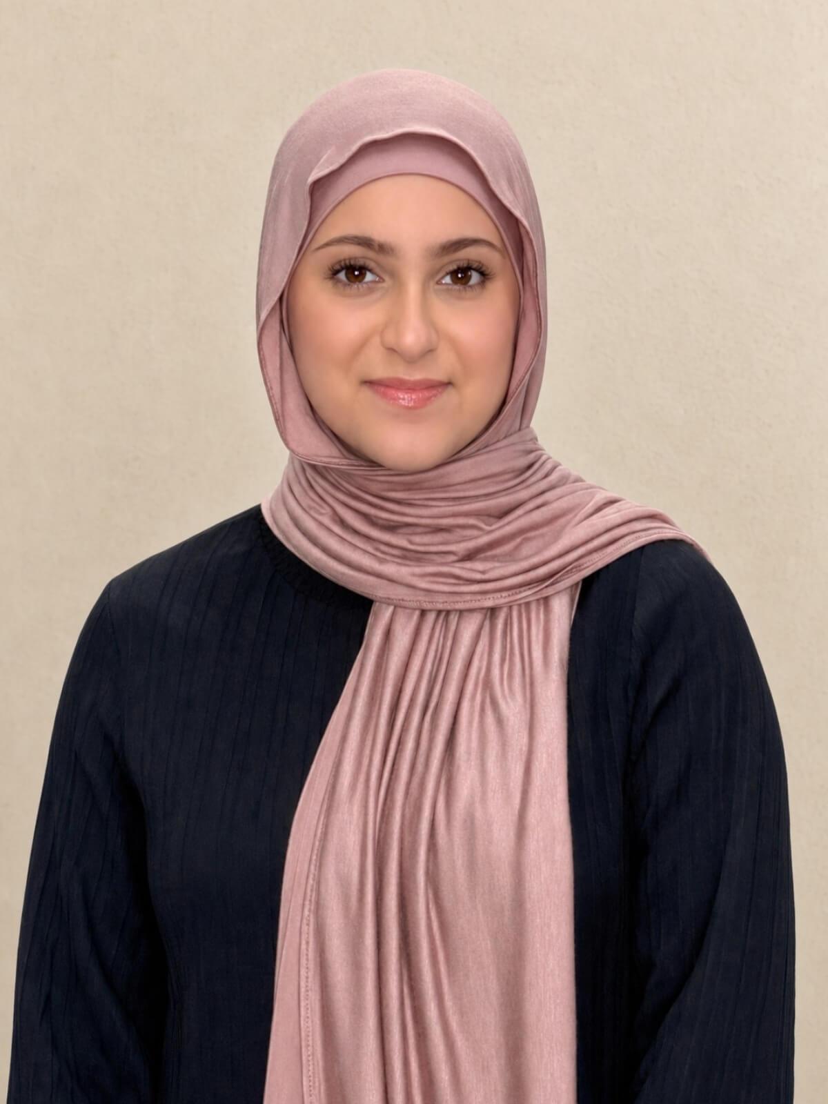 Modish Girl Premium Jersey Hijab-Dusty Rose