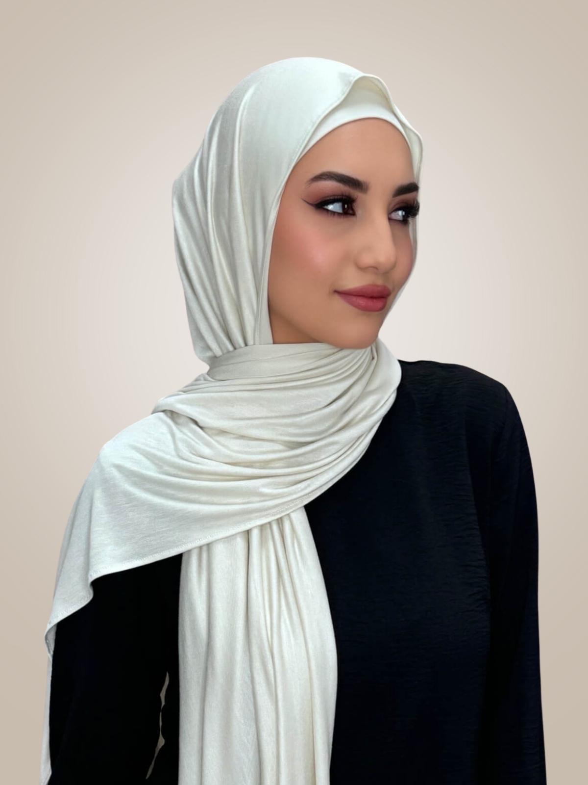 Premium Jersey Hijab-Ivory