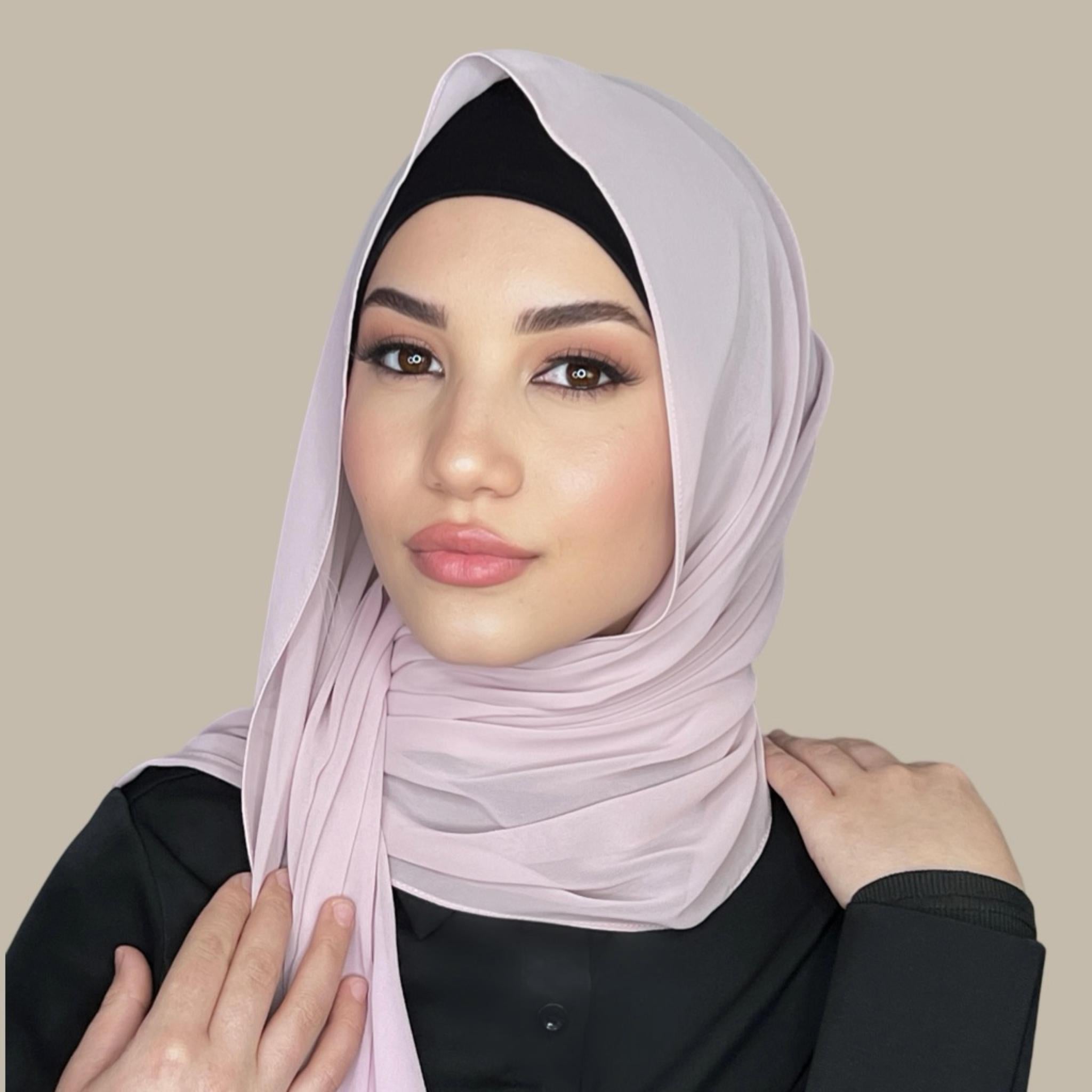 Luxury Chiffon Hijab-Rose Gold - Modish Hijab