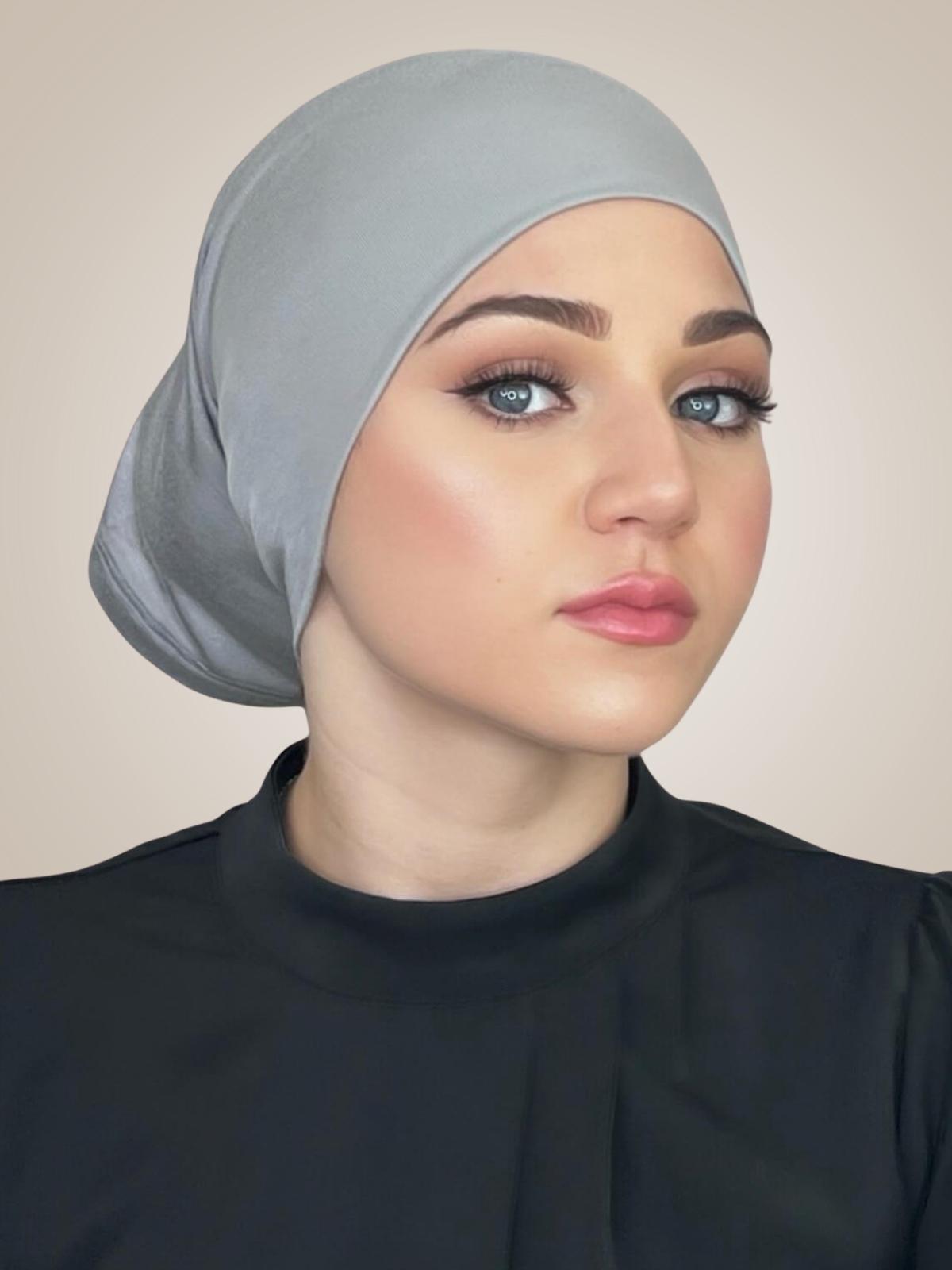 Premium Jersey Under scarf-Chic Grey