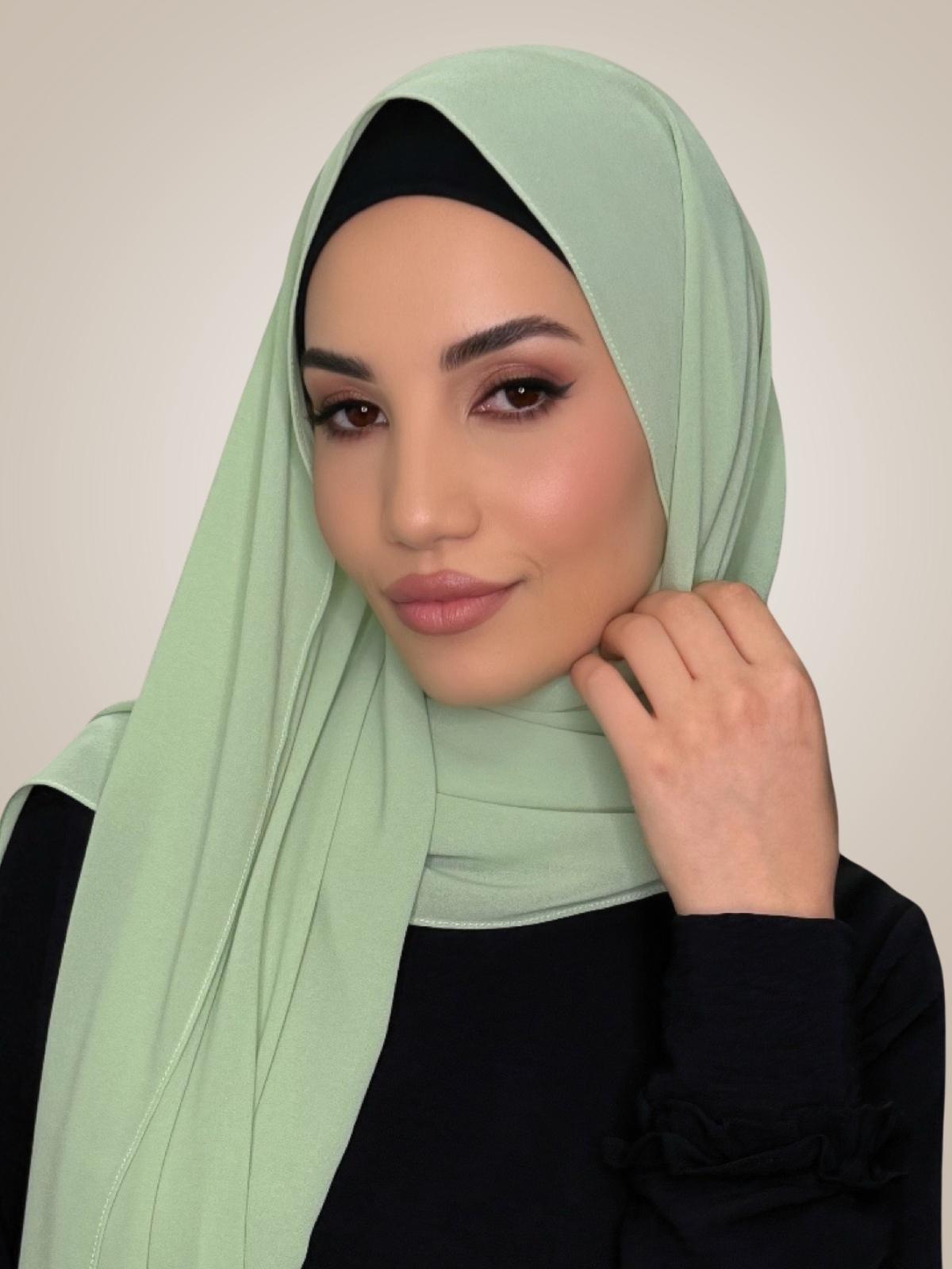 Classic Chiffon Hijab-Cool Mint