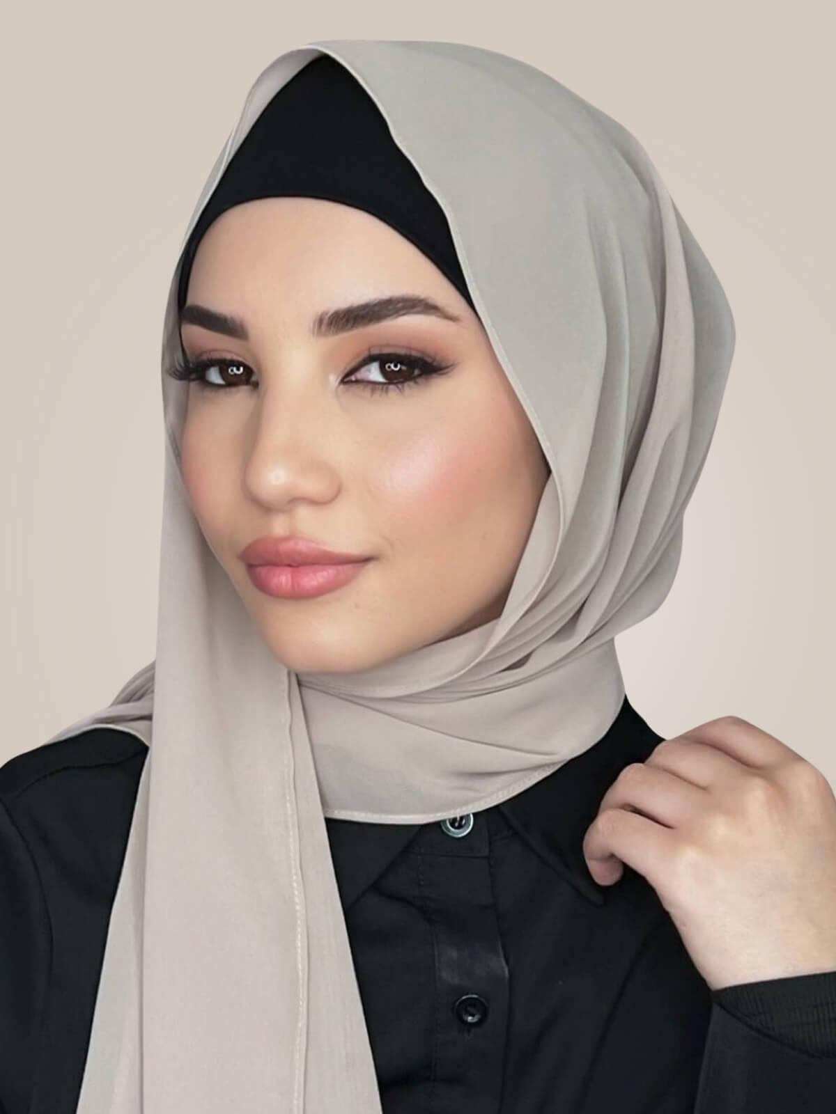 Luxury Chiffon Hijab-Desert