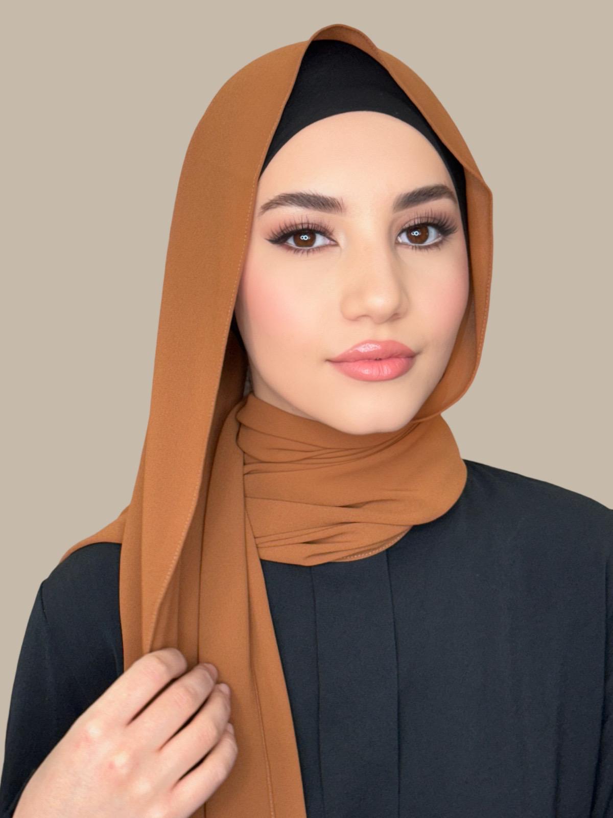 Classic Chiffon Hijab-Sienna