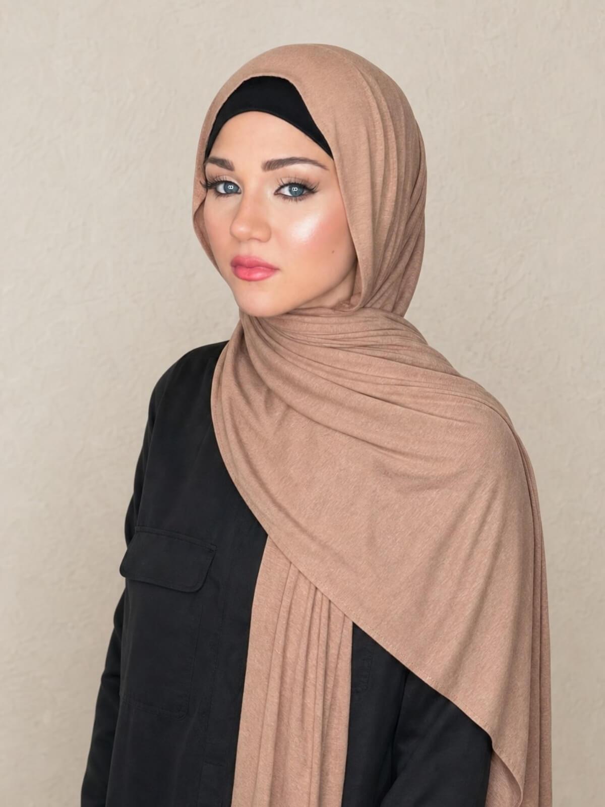 Classic Jersey Hijab-Coffee