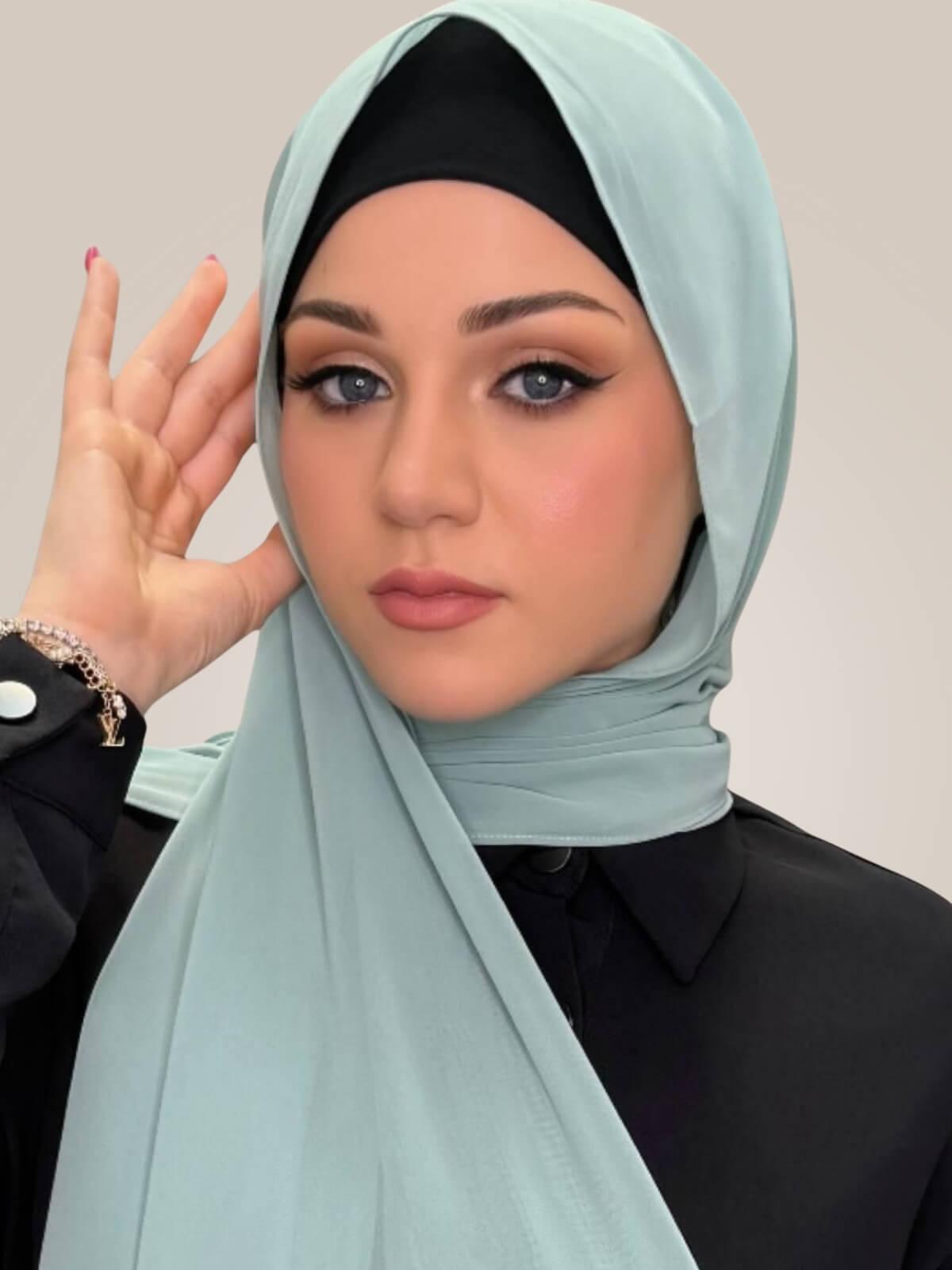 Luxury Chiffon Hijab-Meadow