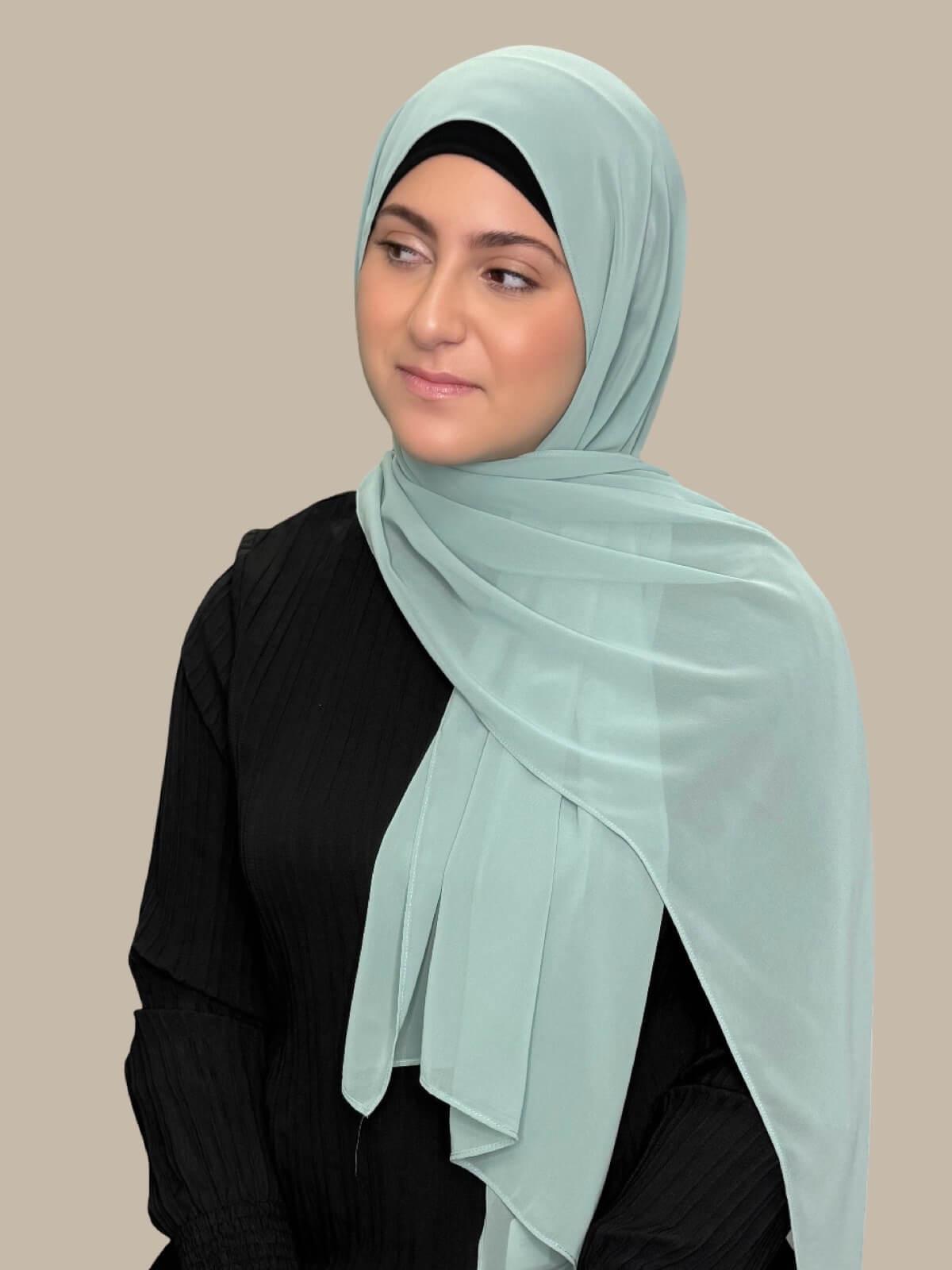 Modish Girl Luxury Chiffon Hijab-Meadow