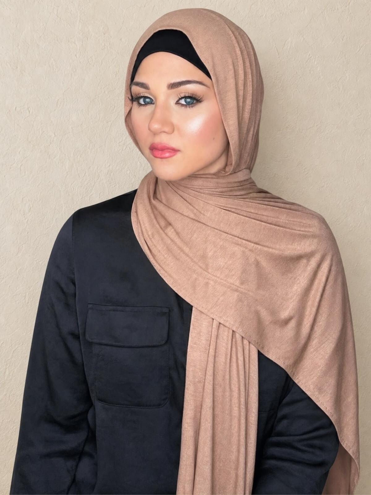 Classic Jersey Hijab-Coffee