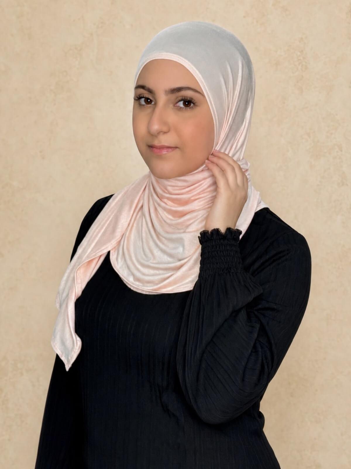 Modish Girl Pre-Sewn Jersey hijab-Pearl