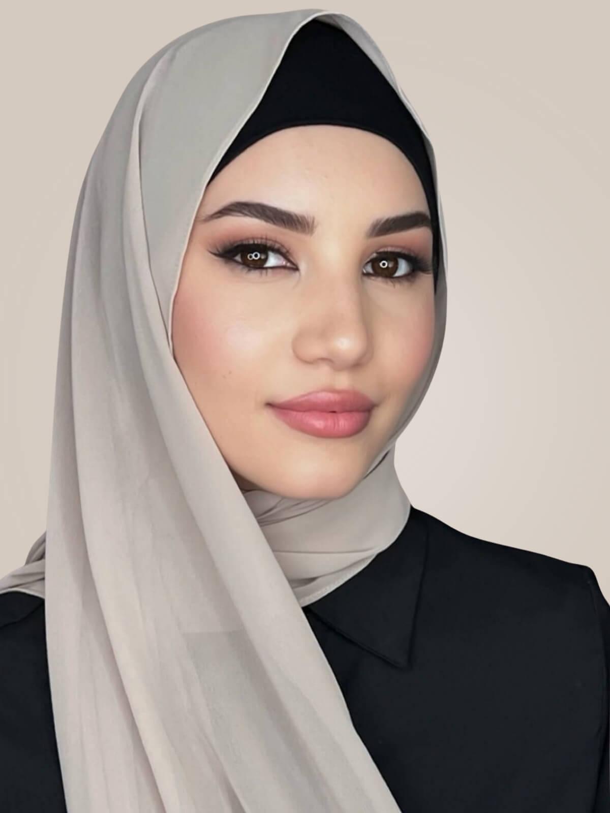 Luxury Chiffon Hijab-Desert