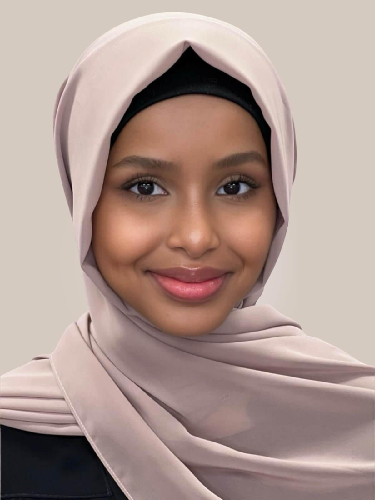 Luxury Chiffon Hijab-Cedar