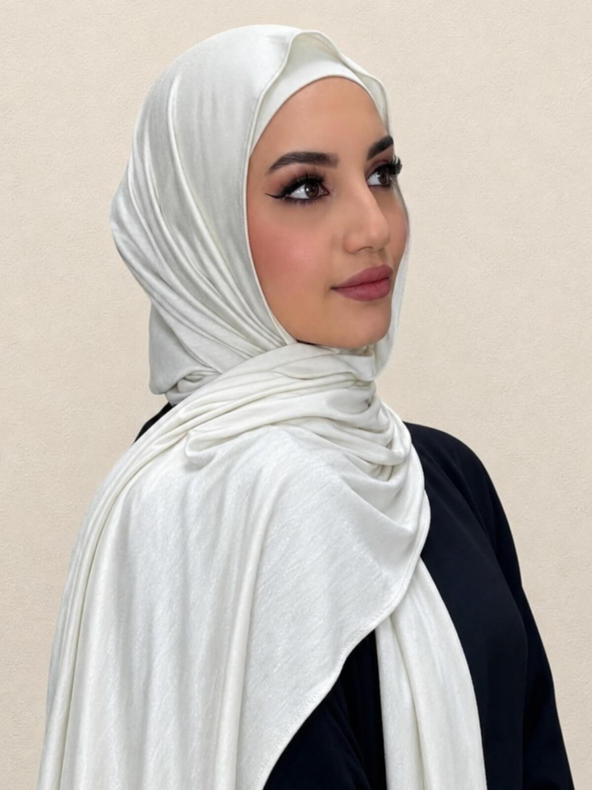 Premium Jersey Hijab-Ivory