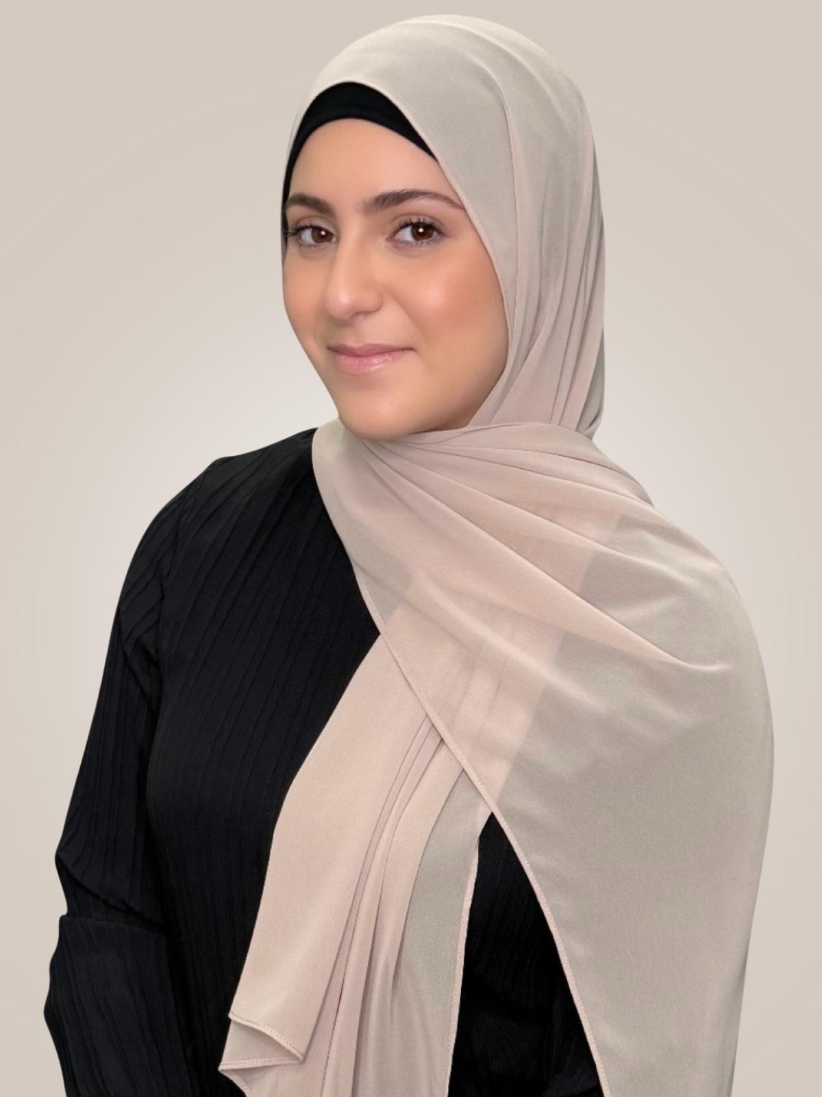 Modish Girl Luxury Chiffon Hijab-Oat