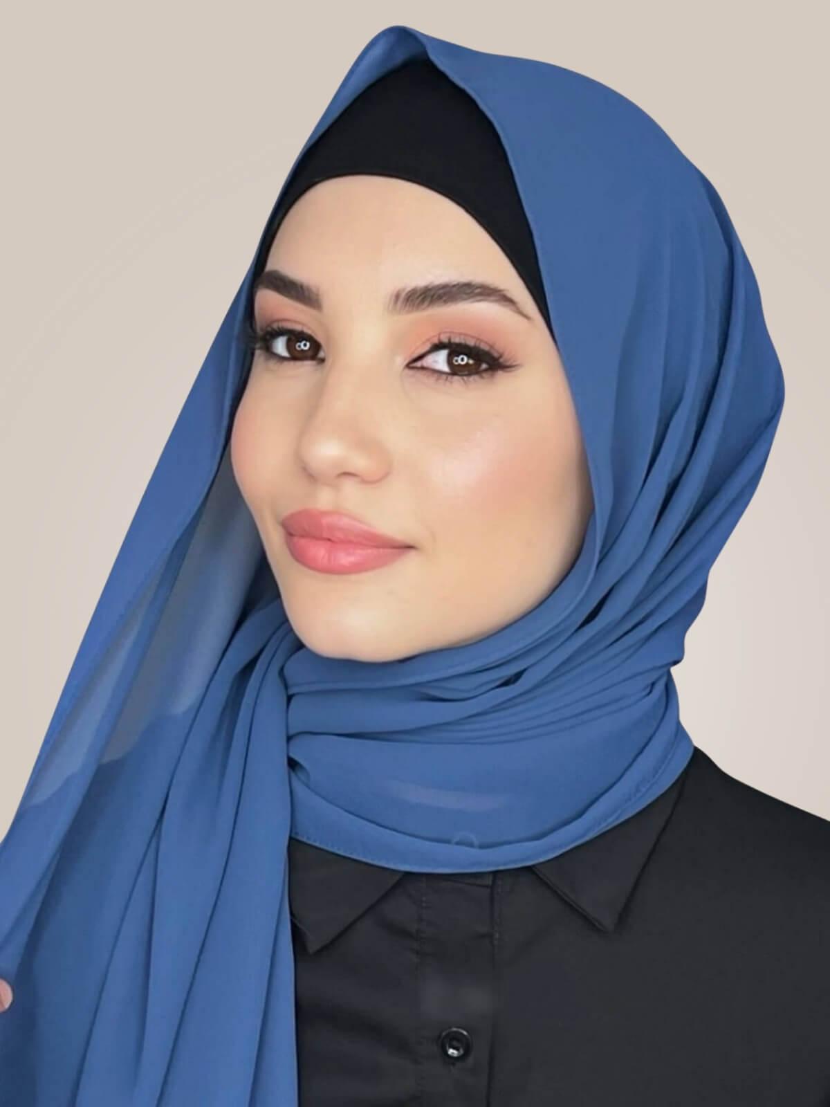 Luxury Chiffon Hijab-Spruce
