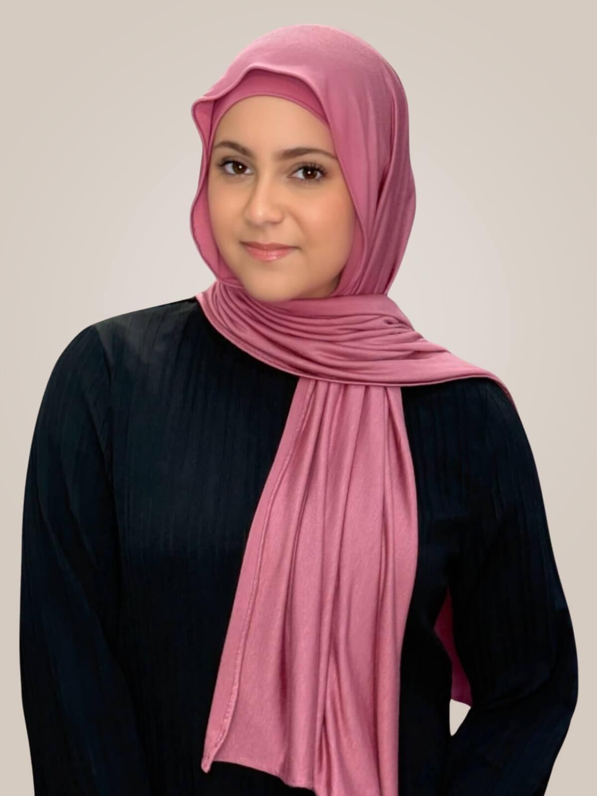 Modish Girl Premium Jersey Hijab-Pale Rose