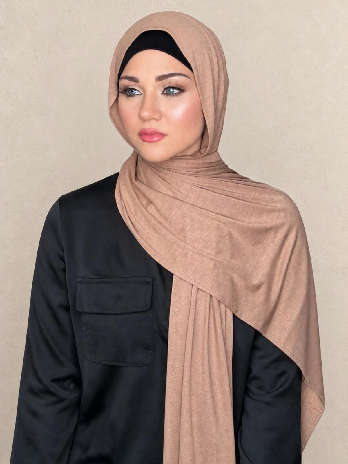 Classic Jersey Hijab-Coffee