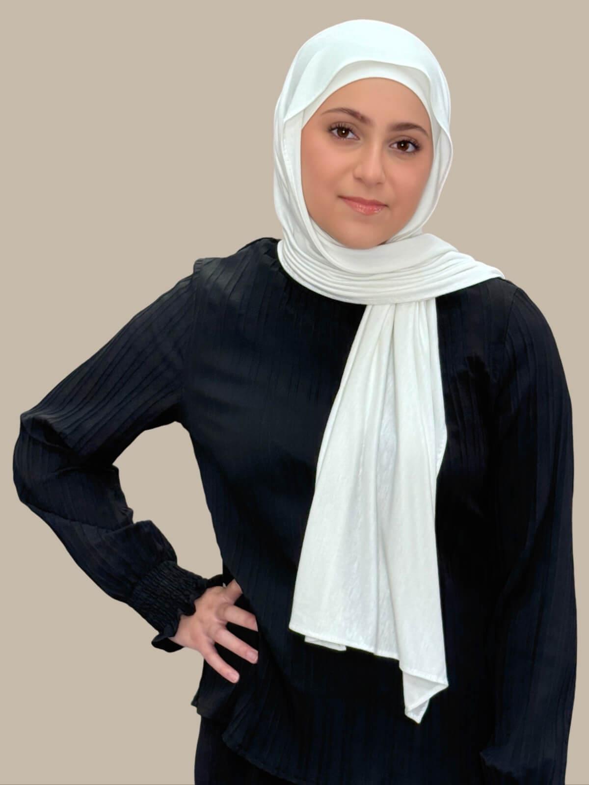 Modish Girl Premium Jersey Hijab-Off White