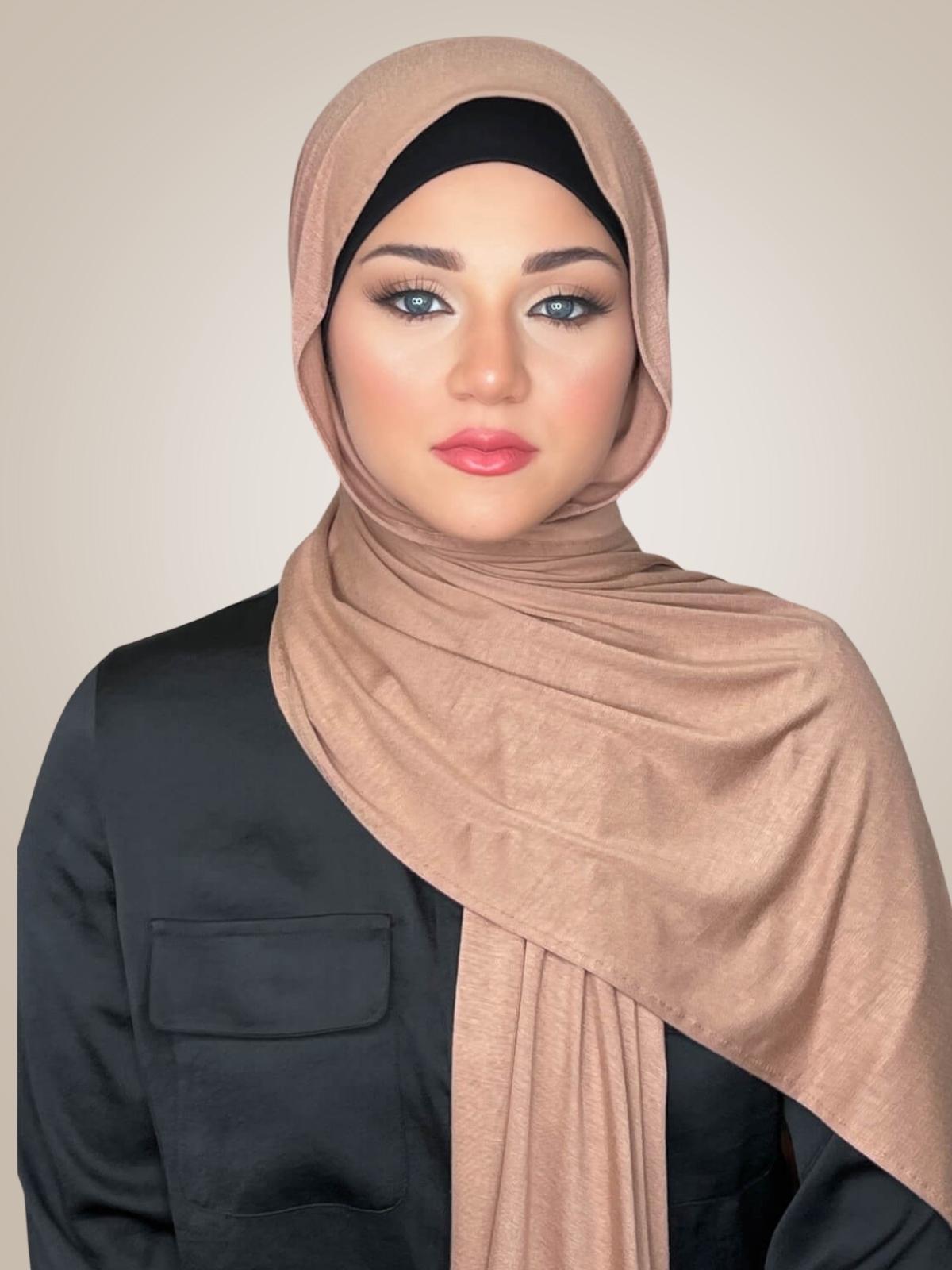 Classic Jersey Hijab-Coffee