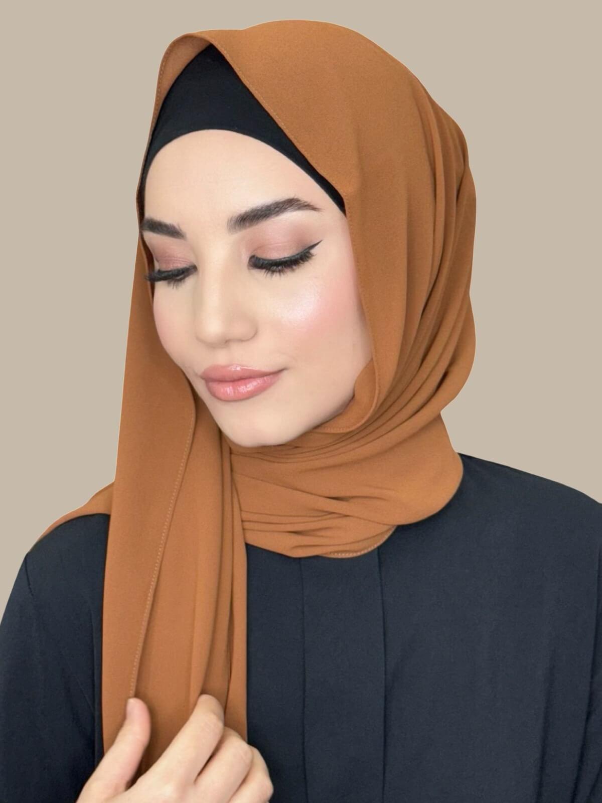 Classic Chiffon Hijab-Sienna