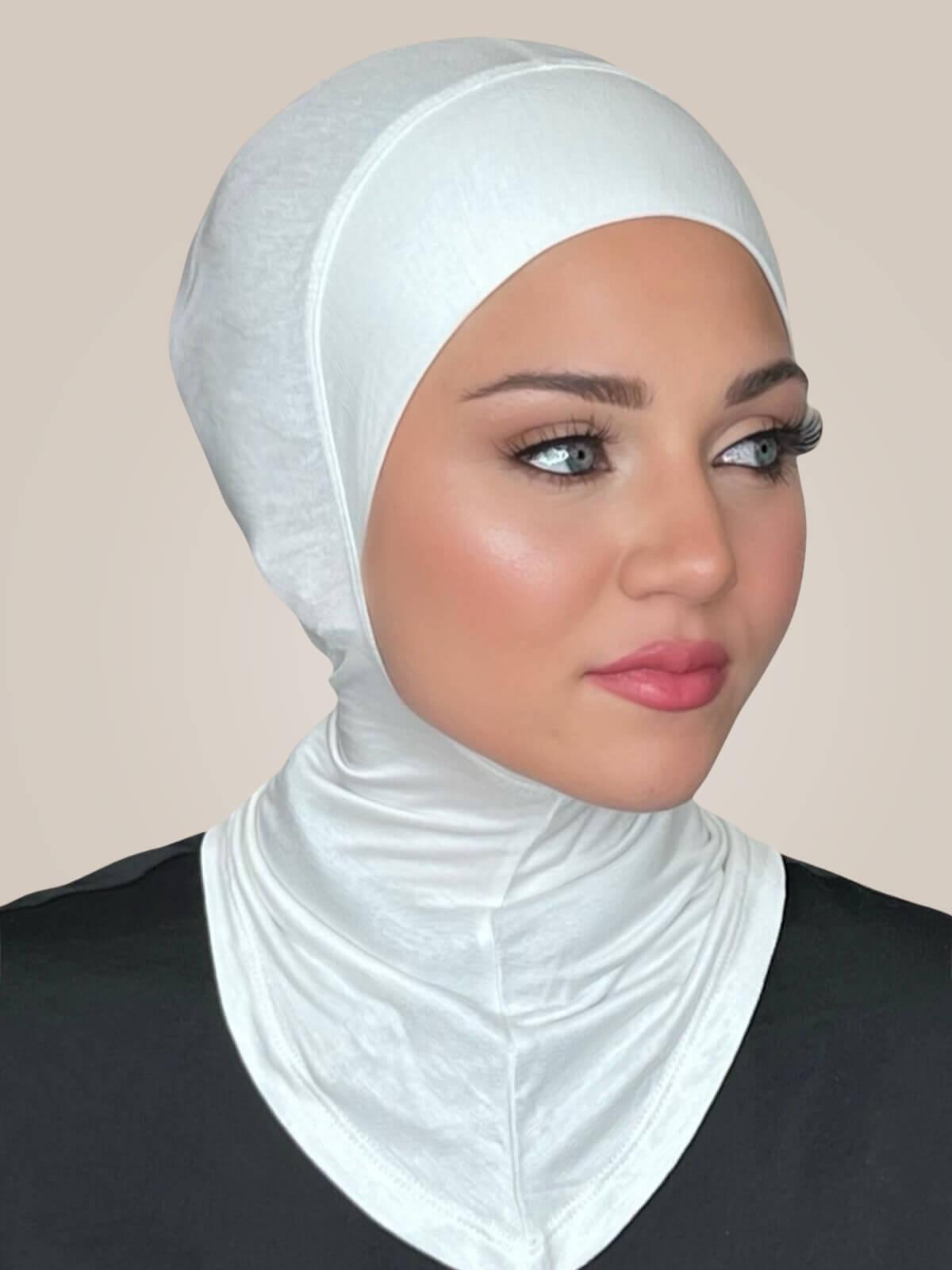 Premium Jersey Full Coverage Underscarf-Off White