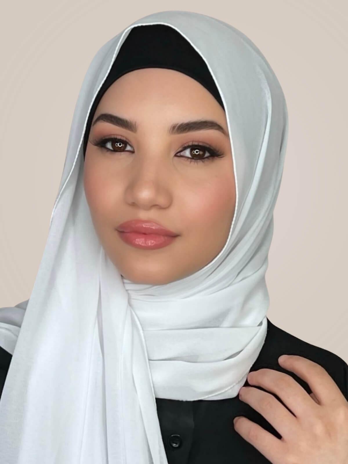Classic Chiffon Hijab-White
