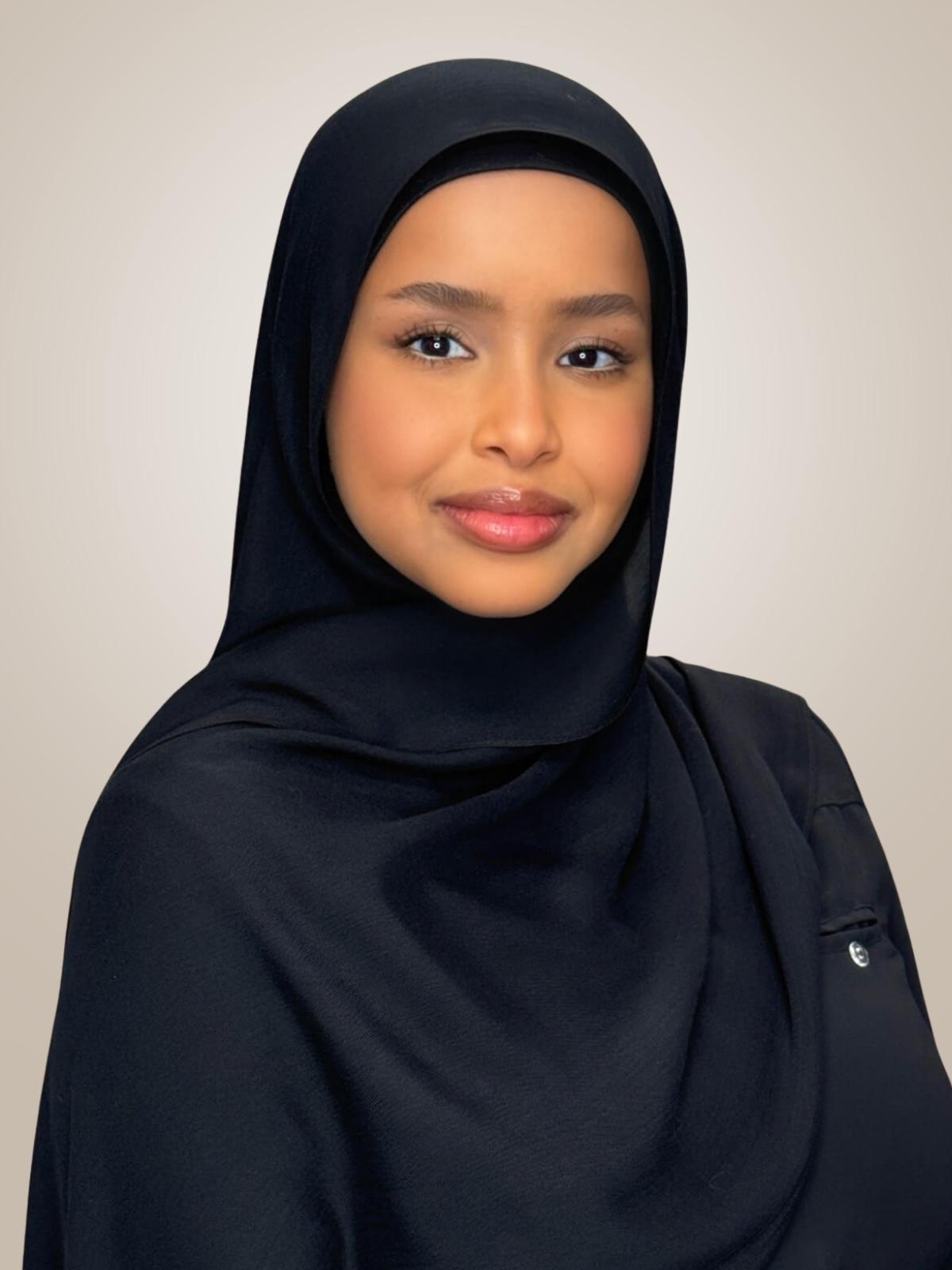 Cotton Modal Hijab-Black