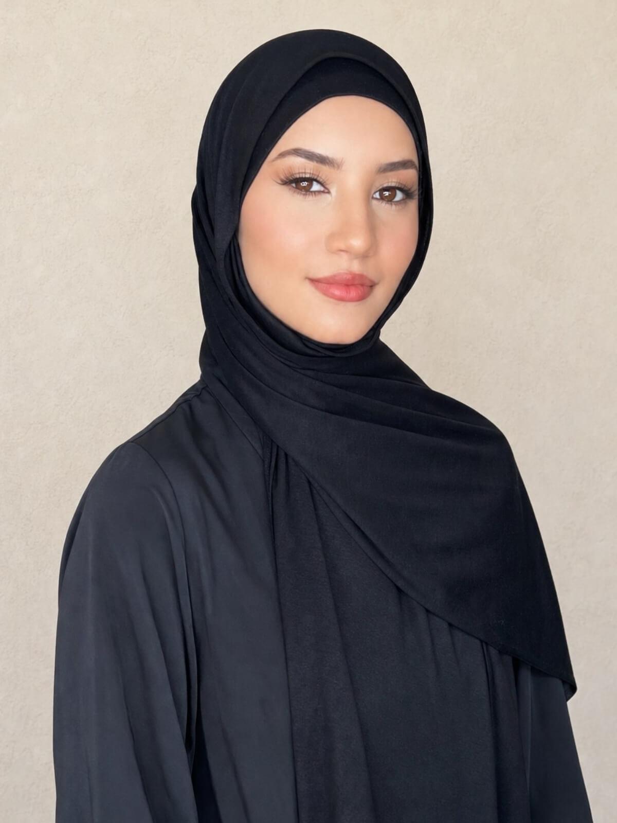 Classic Jersey hijab-Black