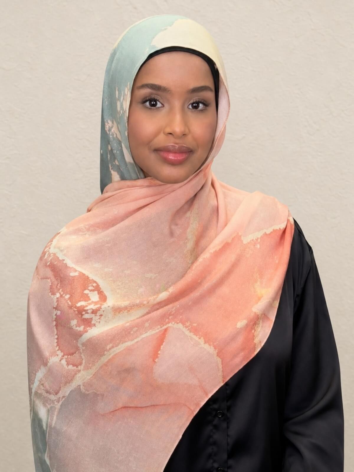 Print Modal Hijab-Sedona Sage