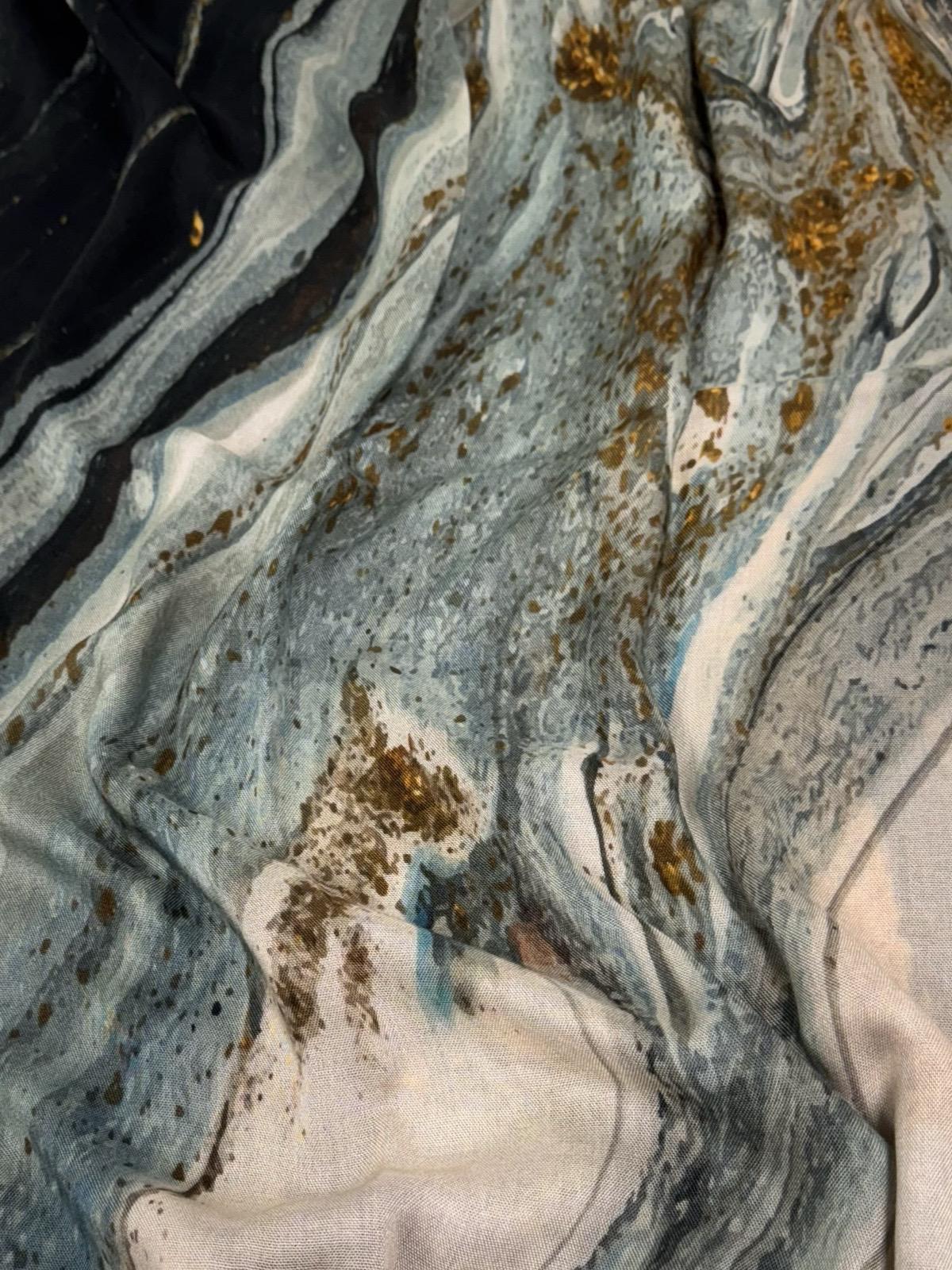 Modish Girl Print Modal Hijab-Sedona Slate