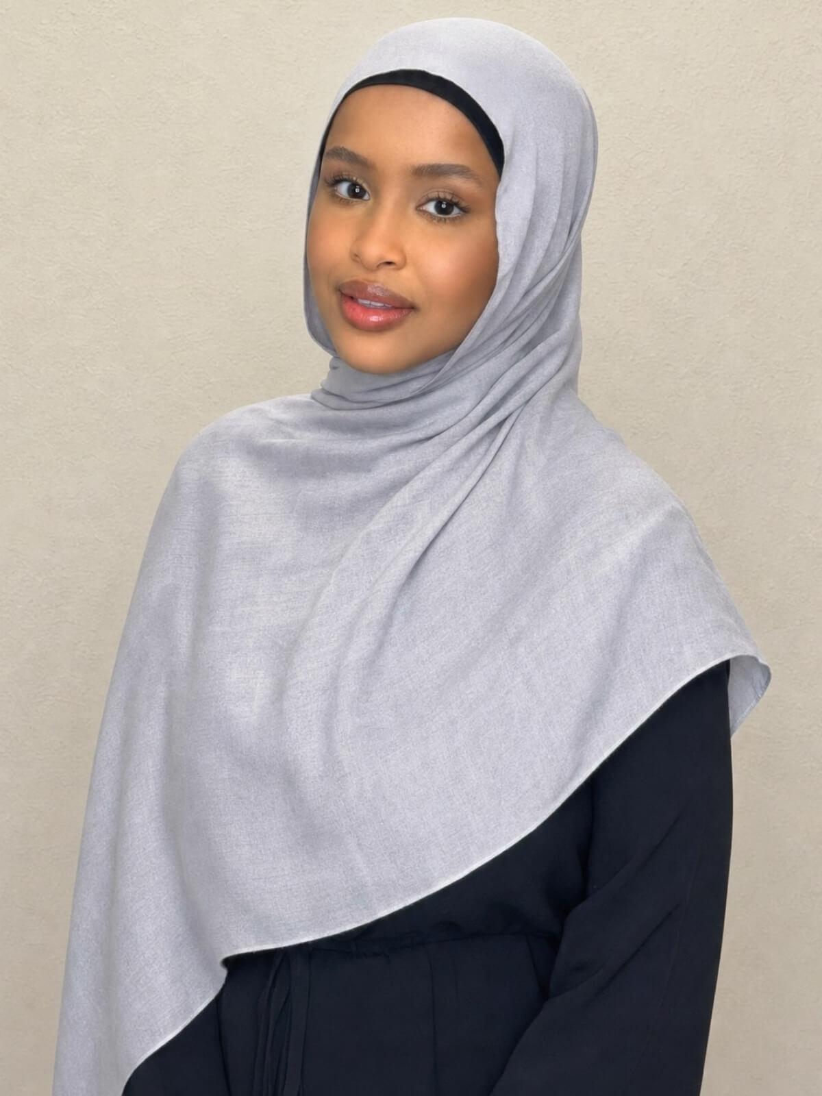 Cotton Modal Hijab-Thunder