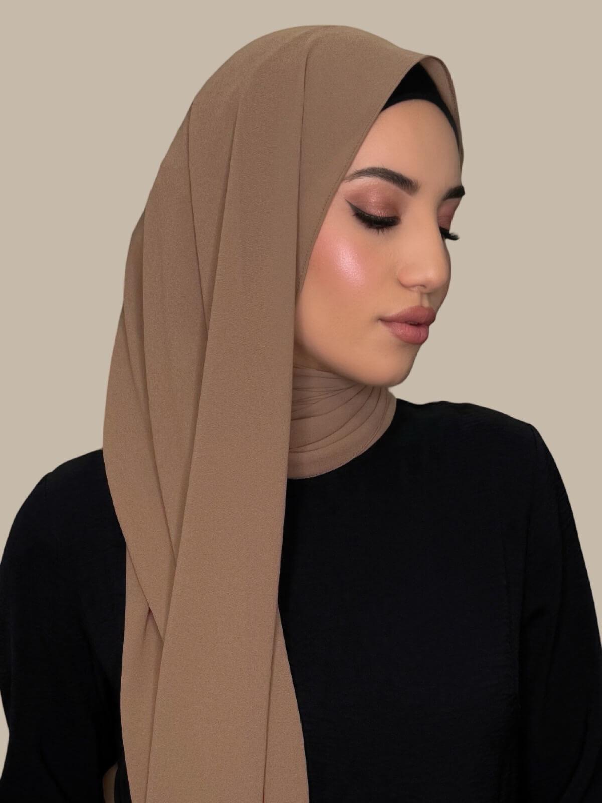 Classic Chiffon Hijab-Ashwood