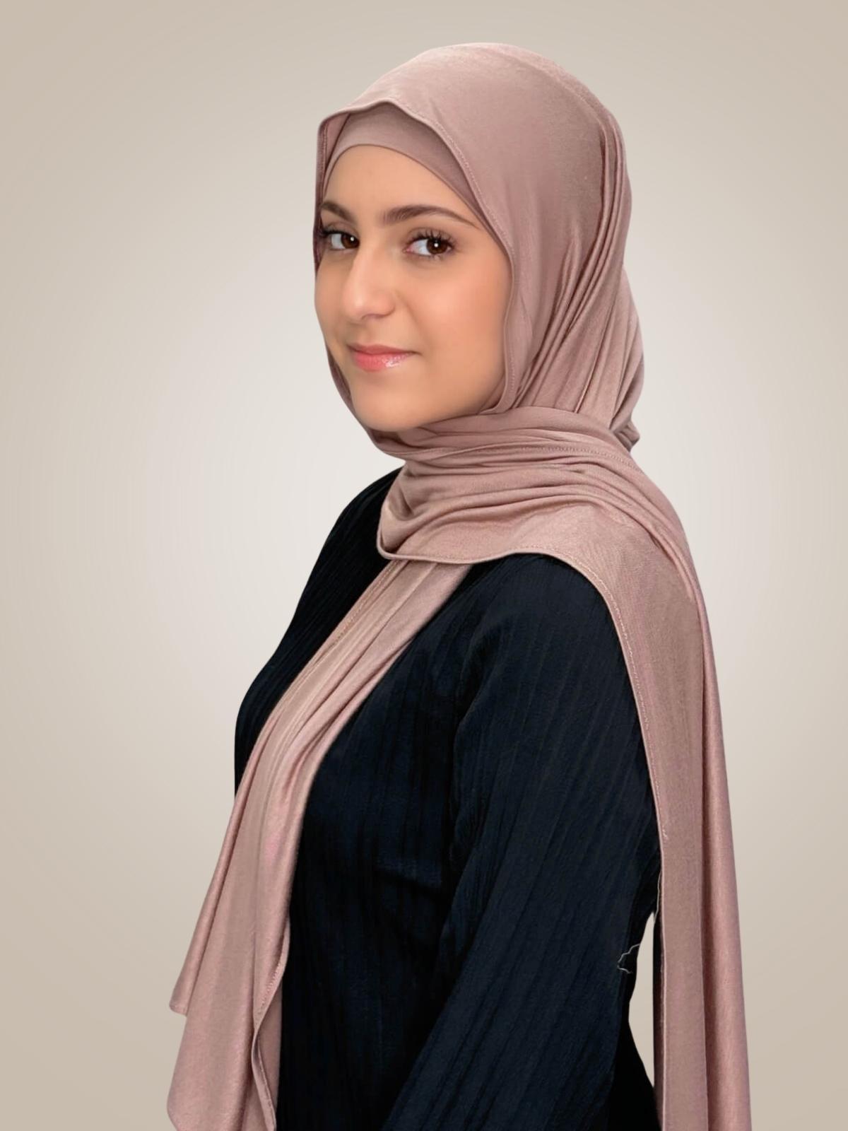 Modish Girl Premium Jersey hijab-Pale Taupe