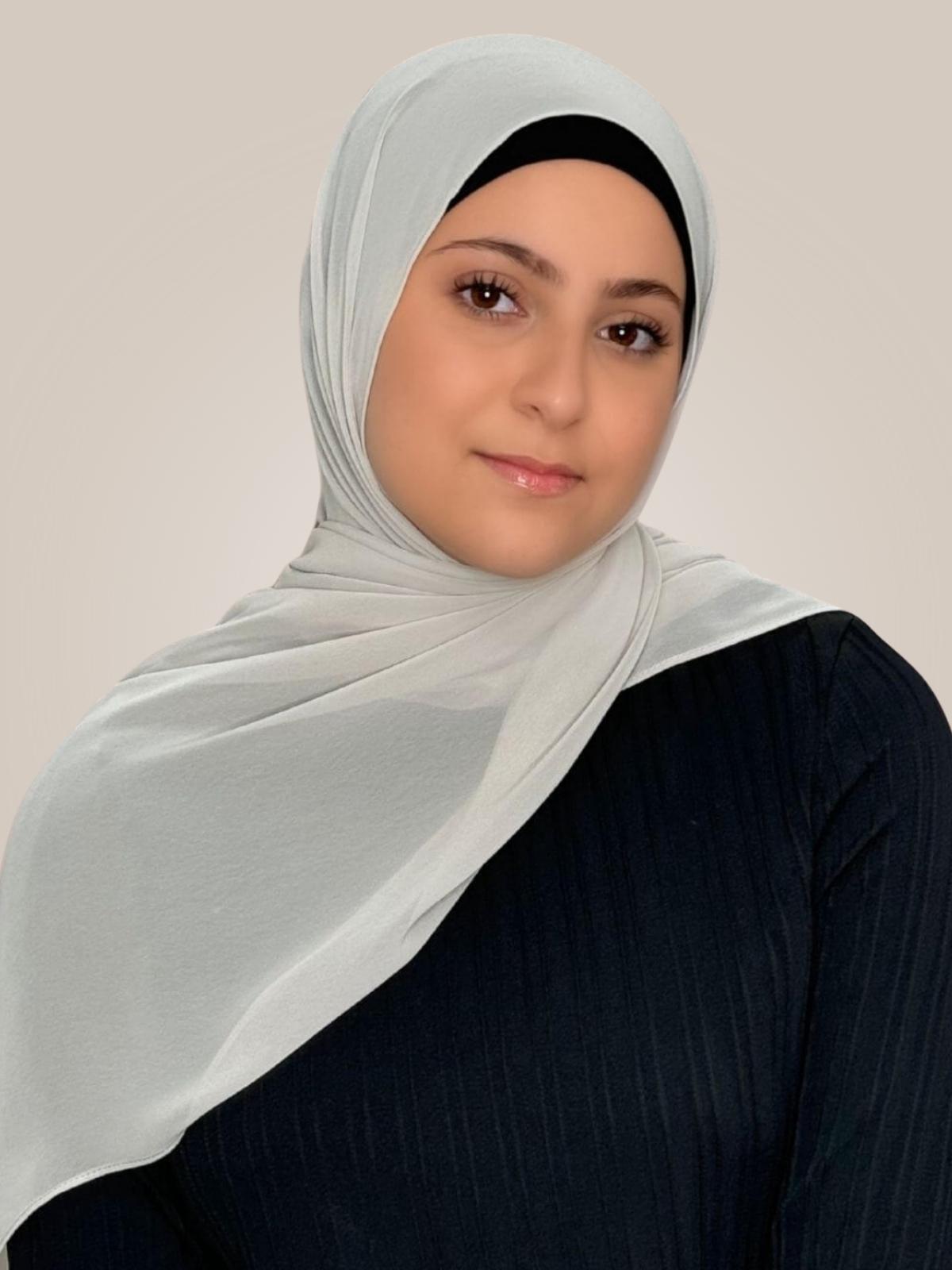 Modish Girl Luxury Chiffon Hijab-Ivory