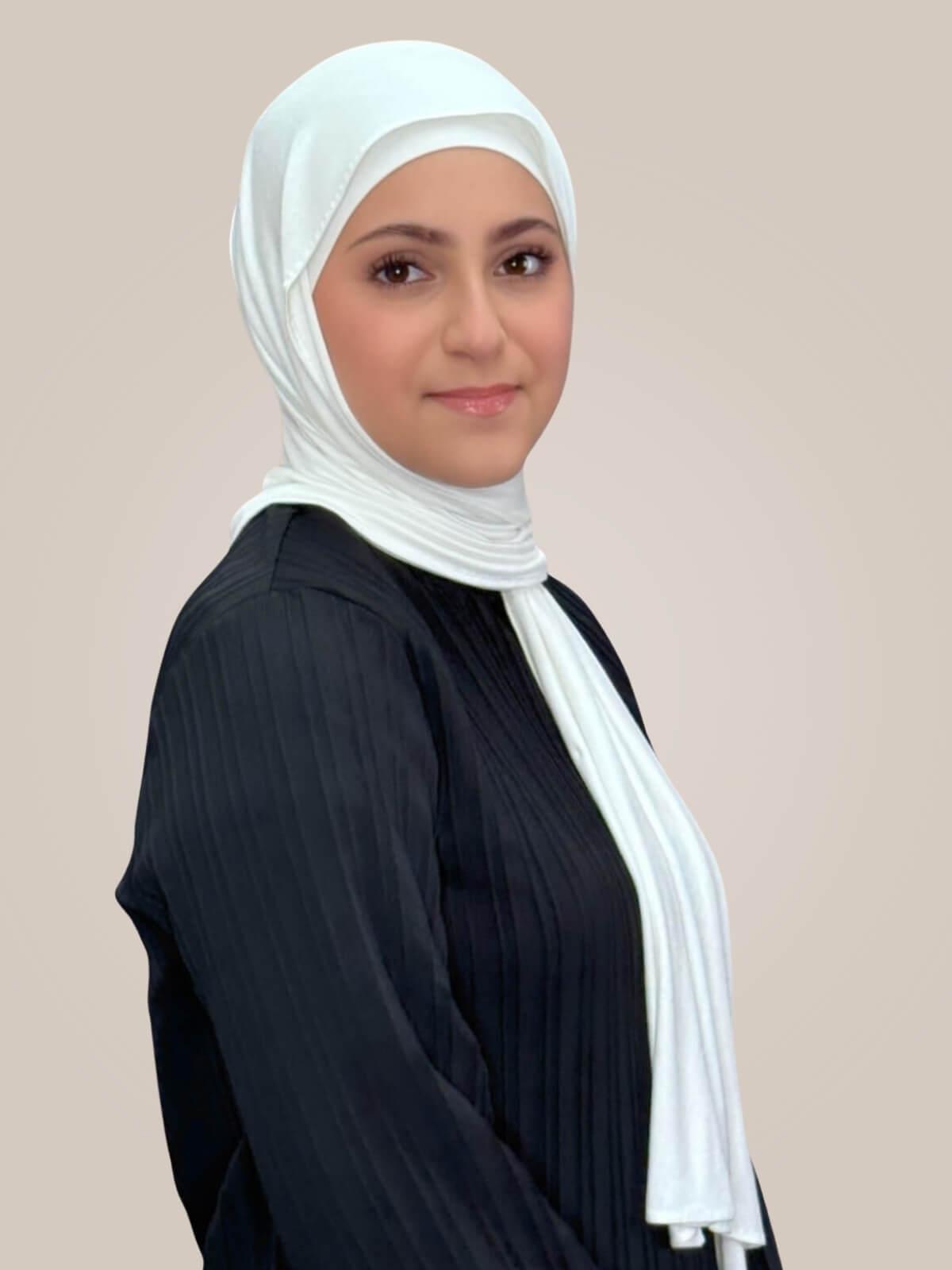 Modish Girl Premium Jersey Hijab-Off White