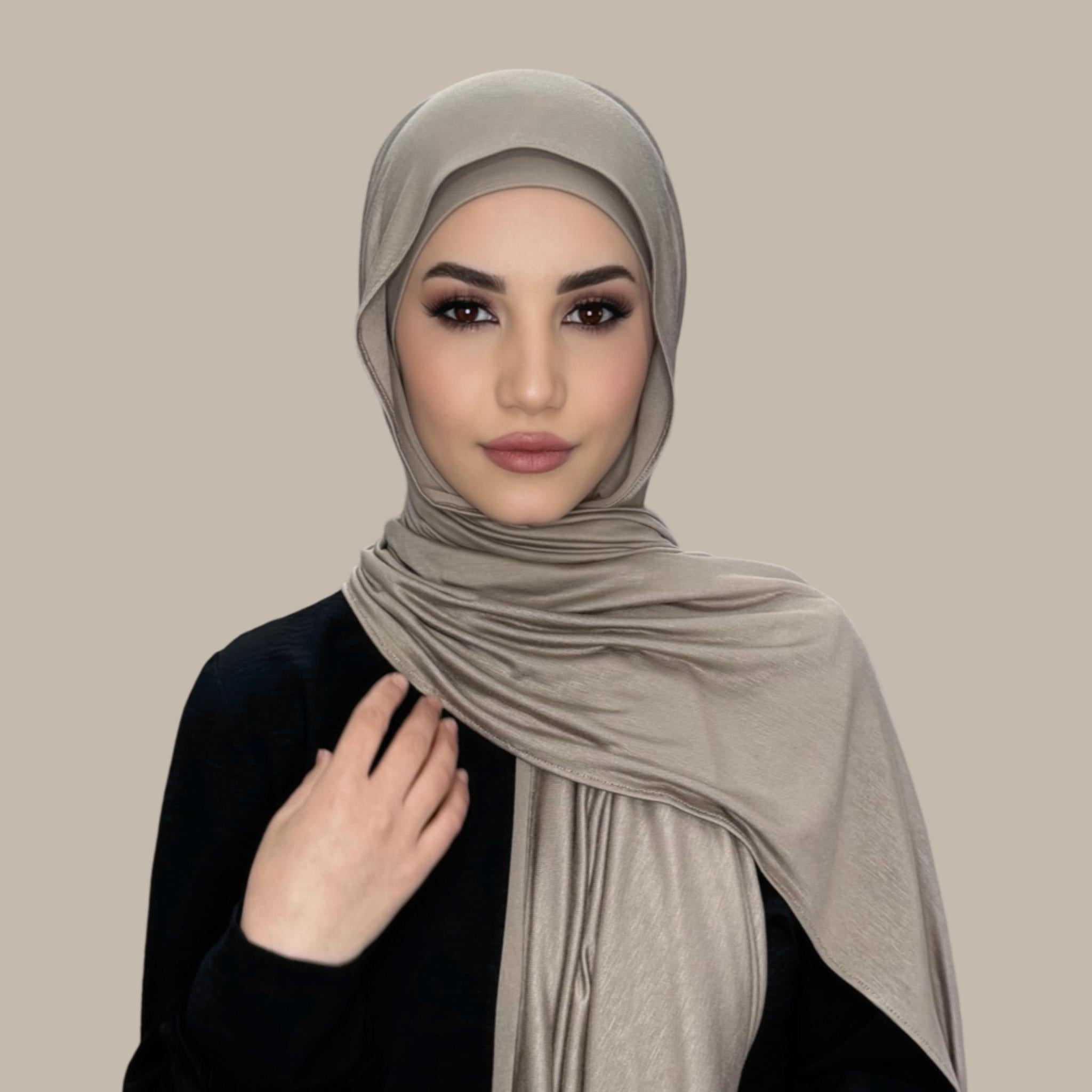 Premium Jersey Hijab-Desert