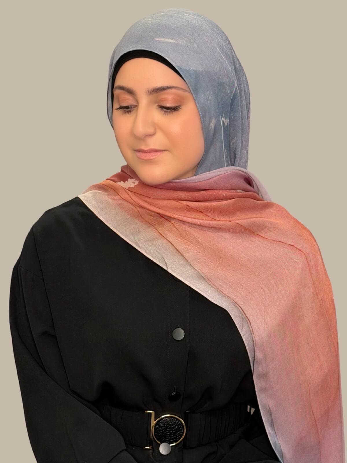 Modish Girl Print Modal Hijab-Petra Rose