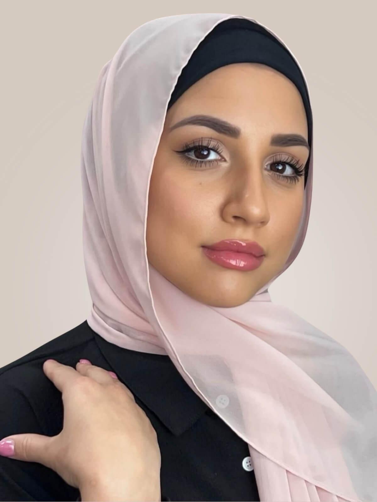 Luxury Chiffon Hijab-Pearl