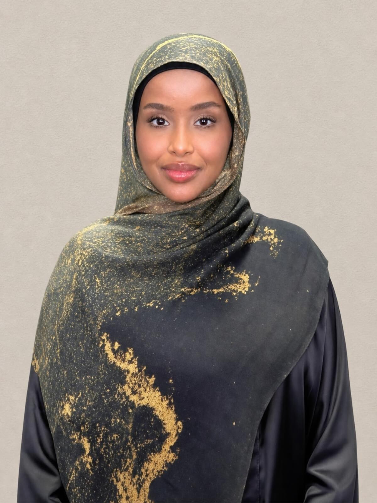 Print Modal Hijab-Golden Dune