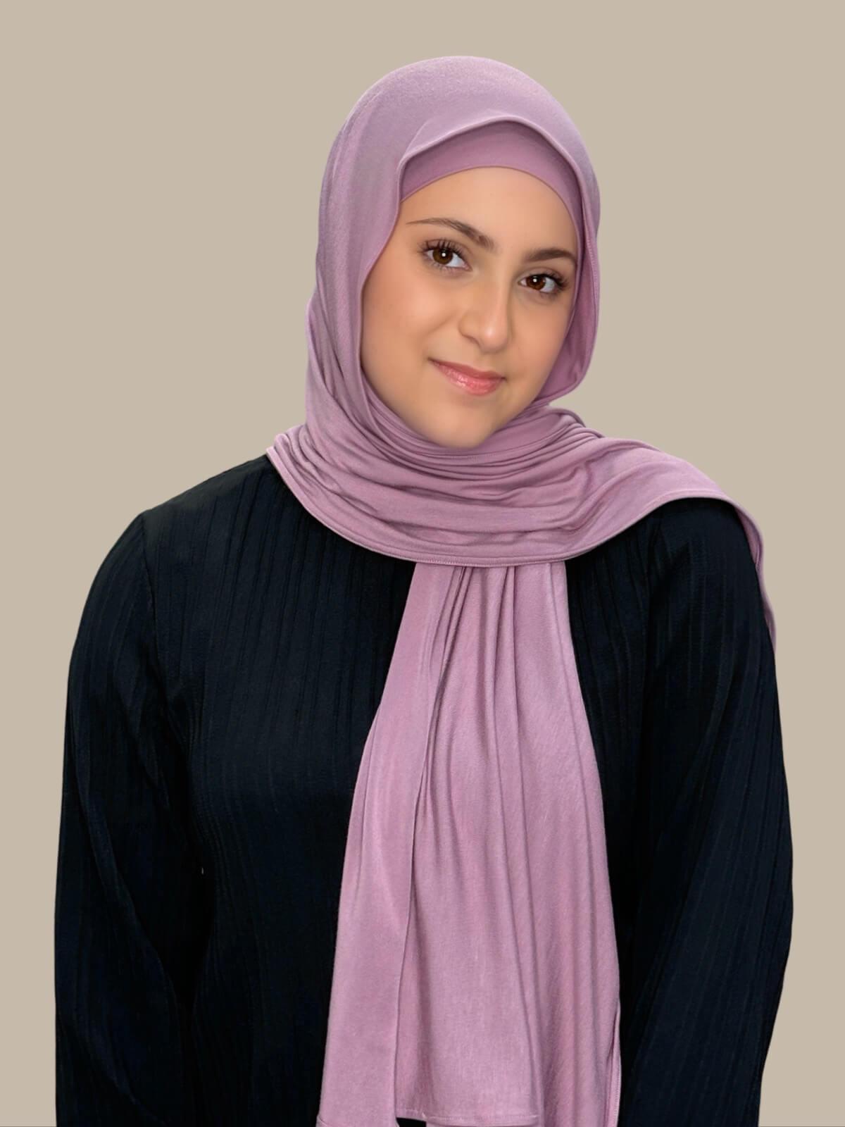 Modish Girl Premium Jersey Hijab-Khaki Rose