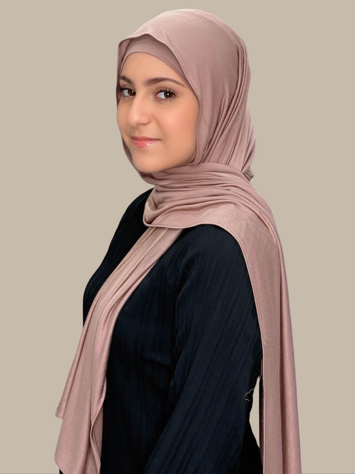 Modish Girl Premium Jersey hijab-Pale Taupe