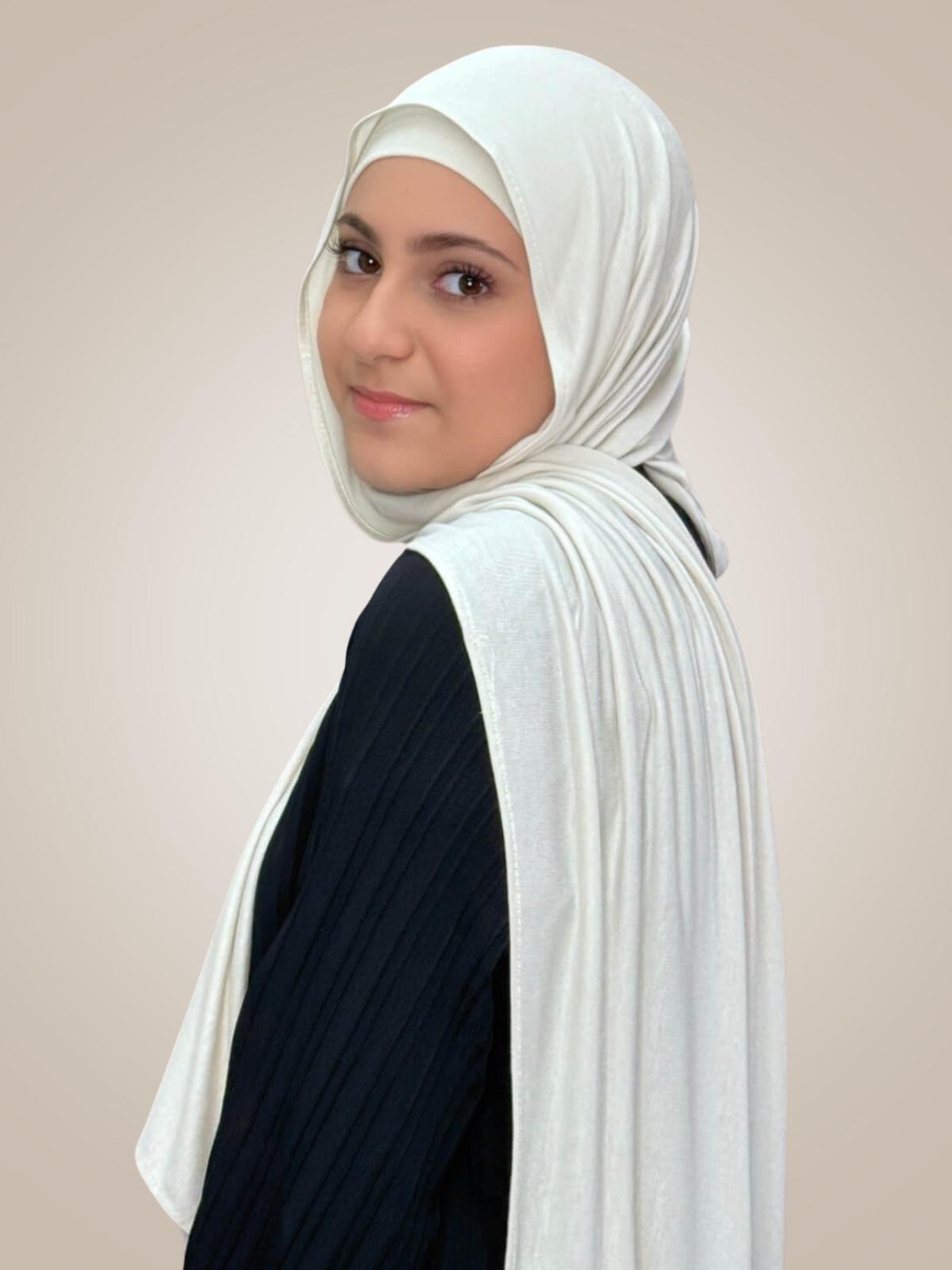 Modish Girl Premium Jersey hijab-Ivory
