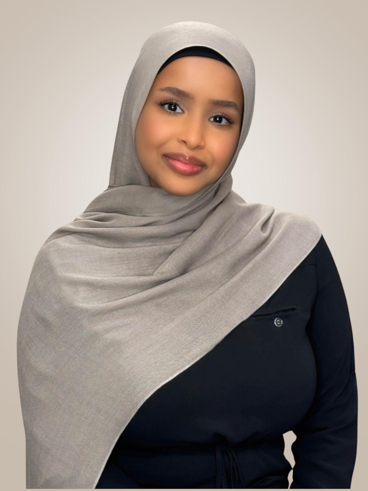Cotton Modal Hijab-Oak Mist
