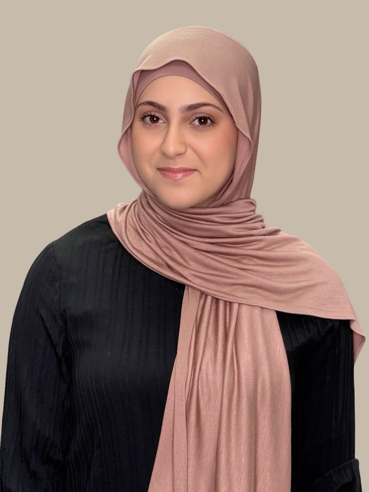 Modish Girl Premium Jersey Hijab-Dusty Rose