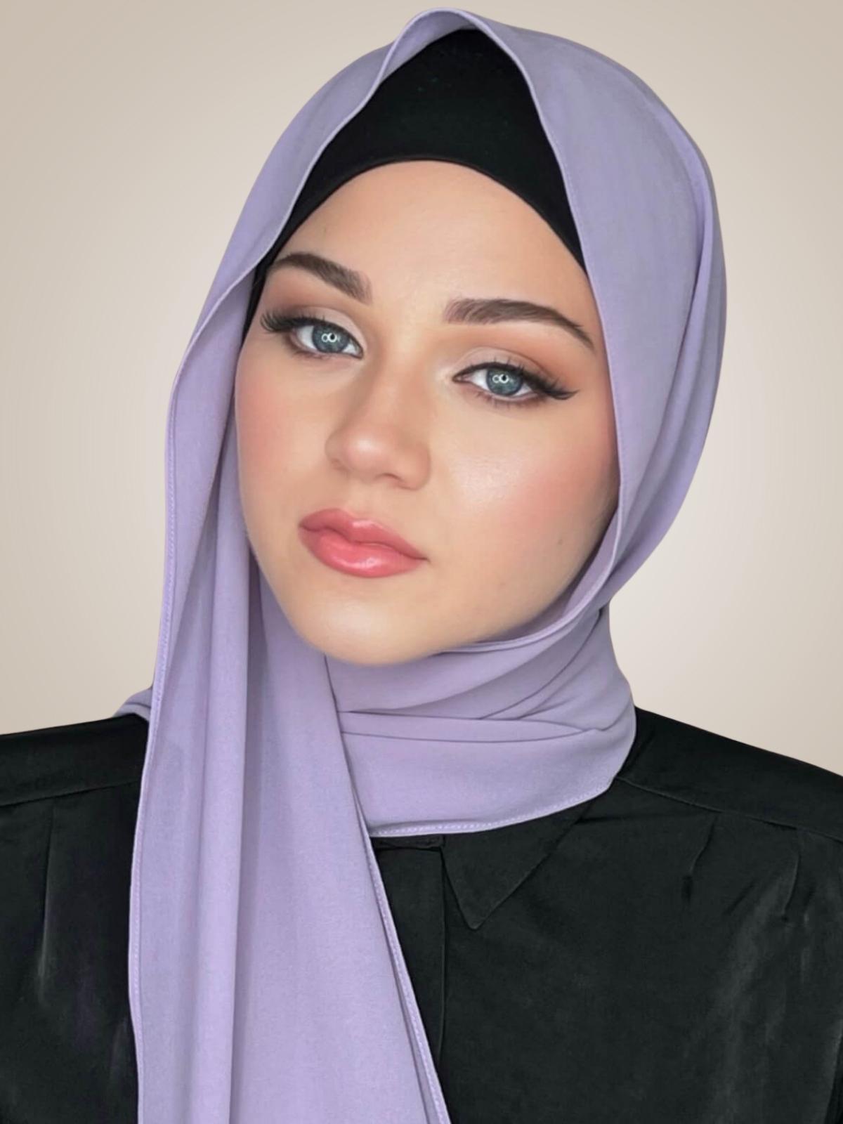 Classic Chiffon Hijab-Lavender