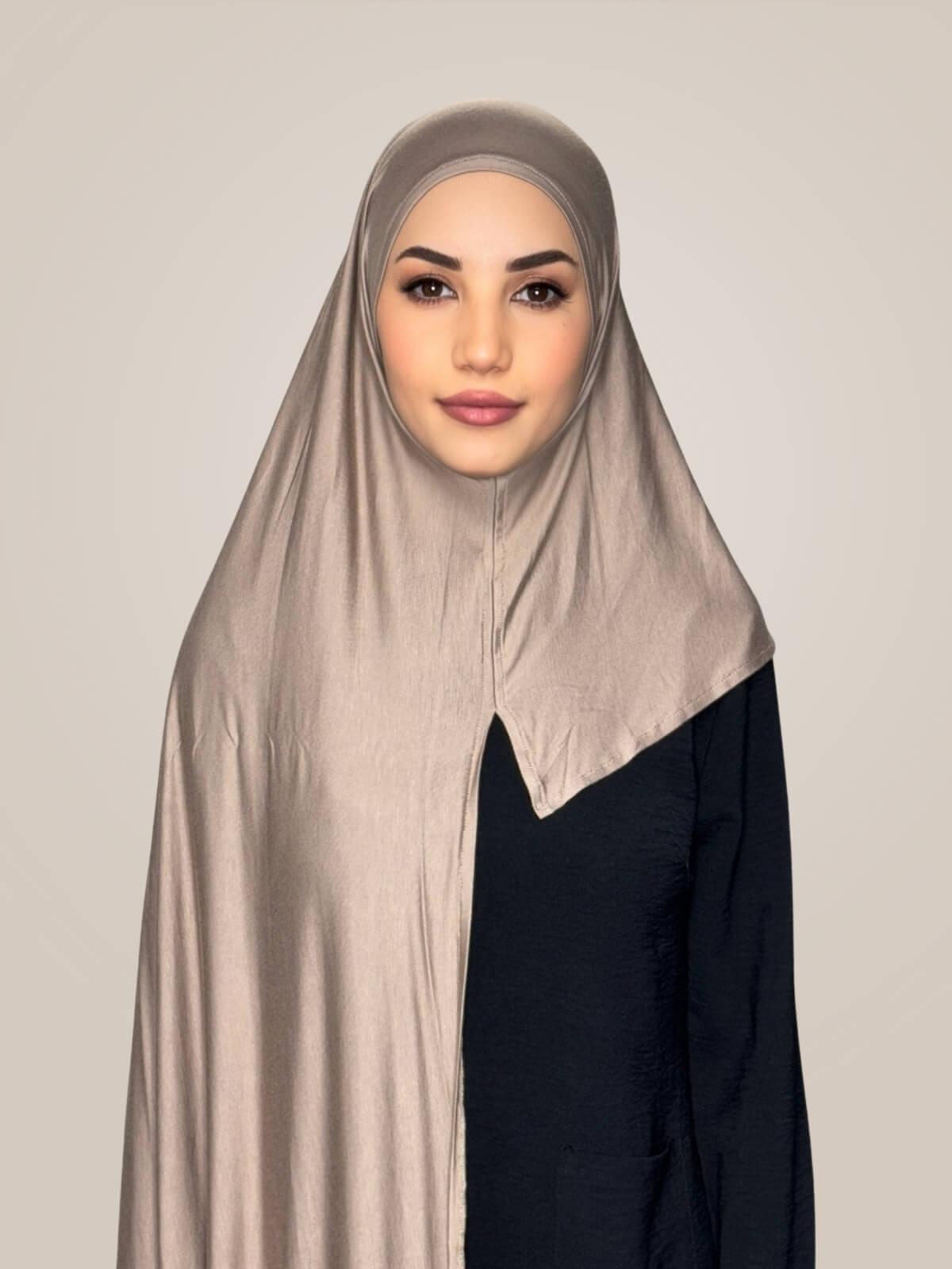 Pre-Sewn Jersey Hijab-Desert