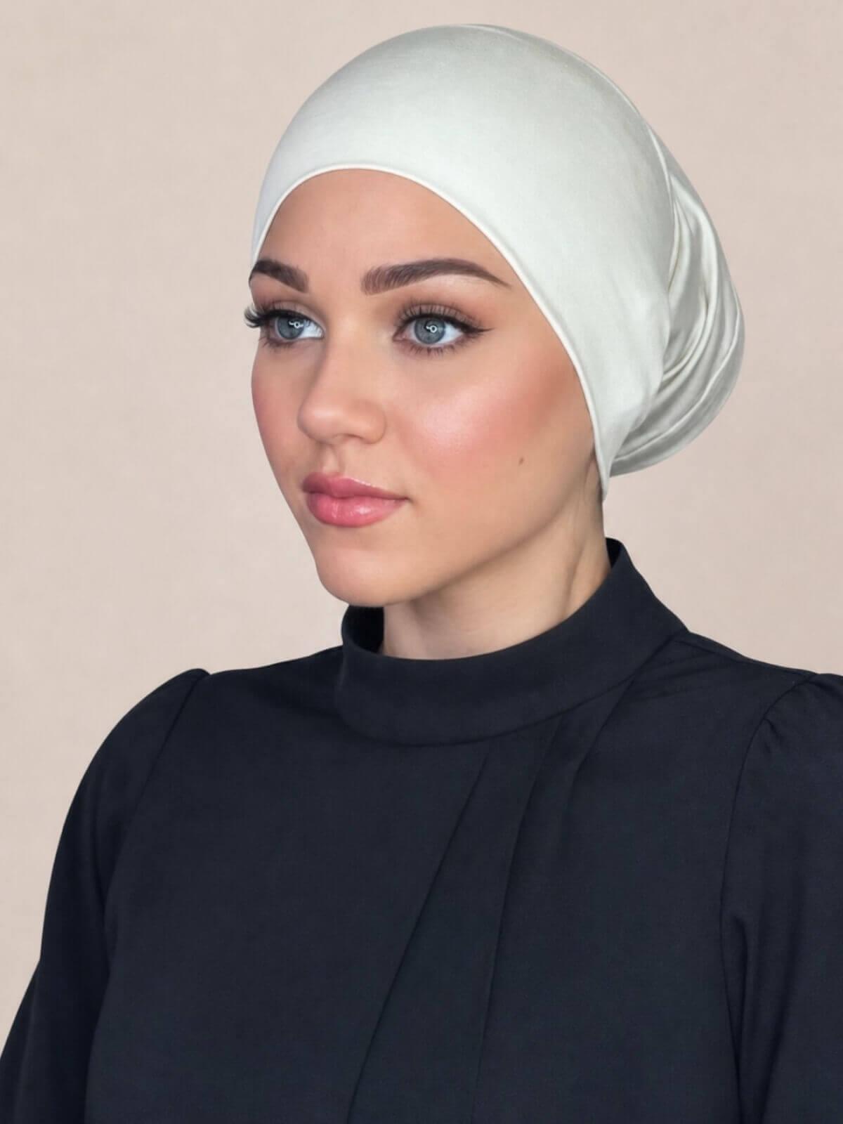 Premium Jersey Underscarf-Ivory