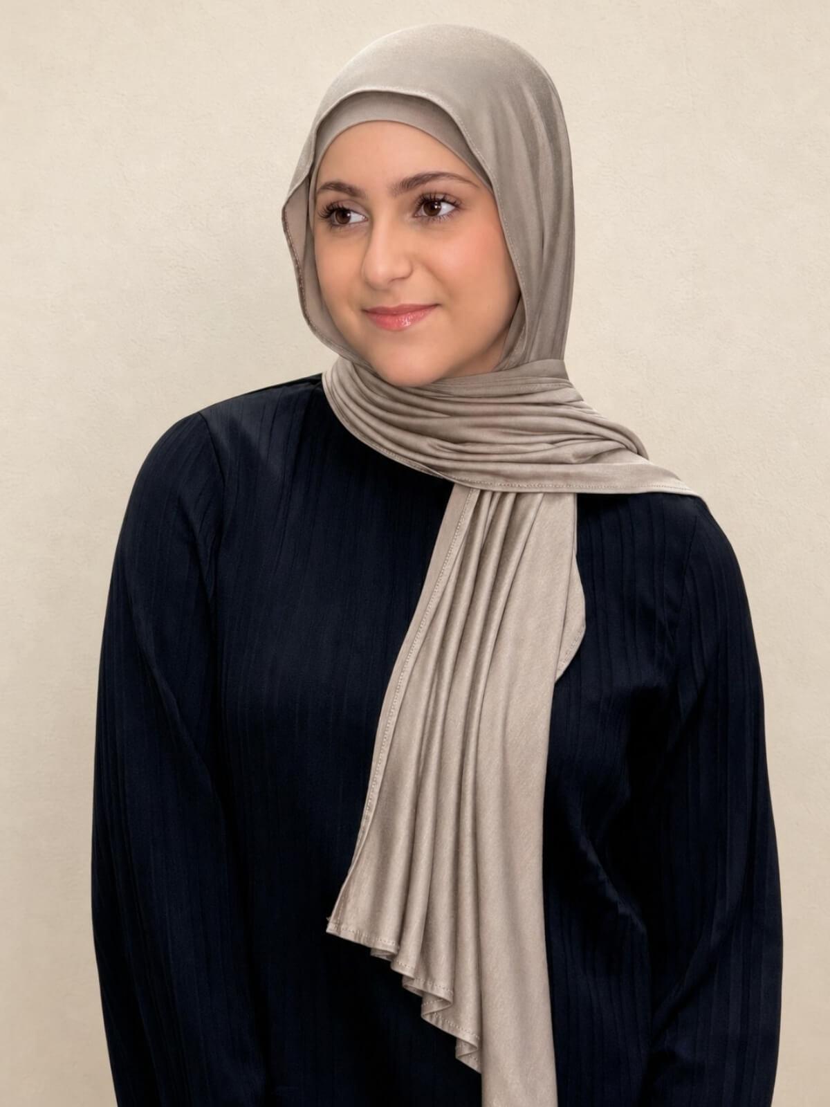 Modish Girl Premium Jersey hijab-Desert