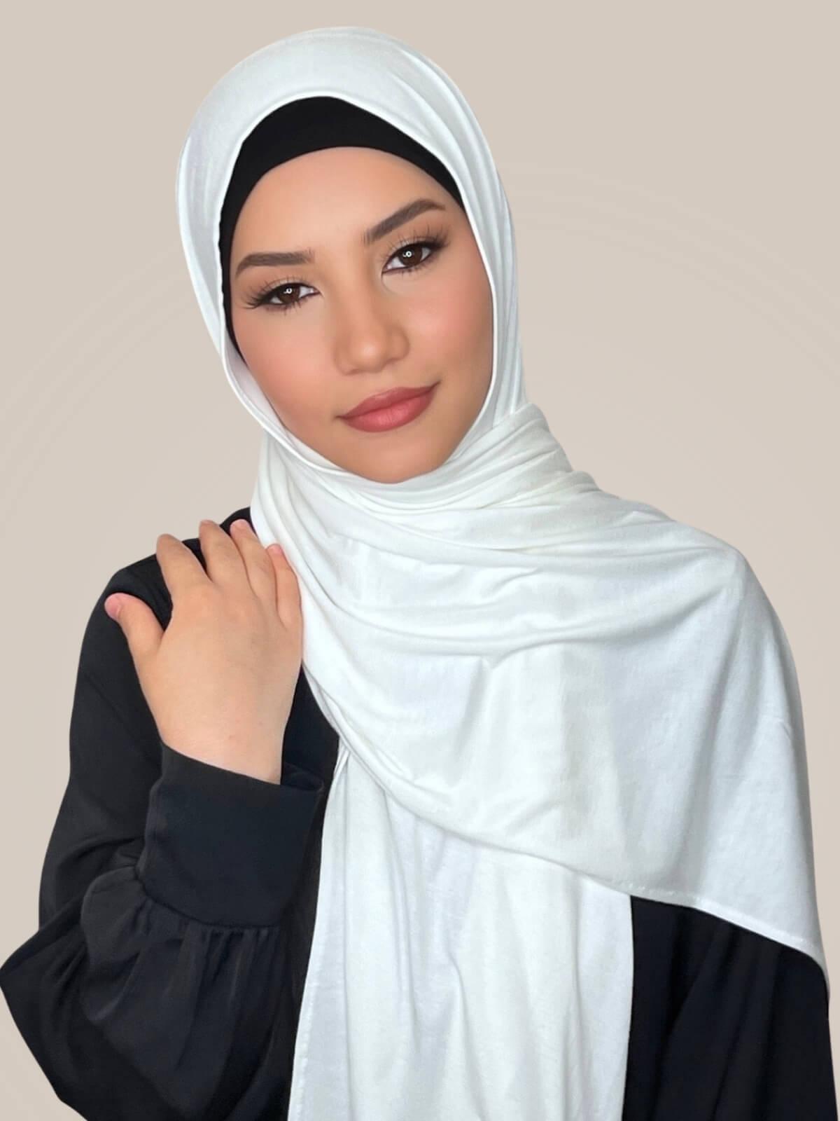 Classic Jersey Hijab-Off White