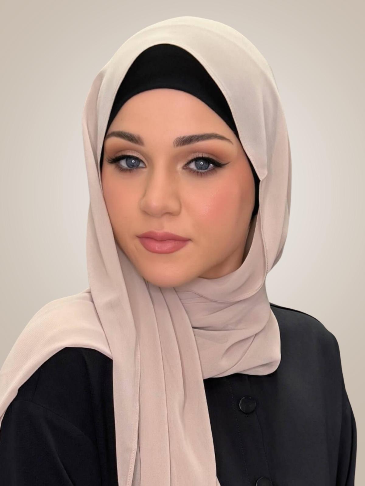 Luxury Chiffon Hijab-Oat